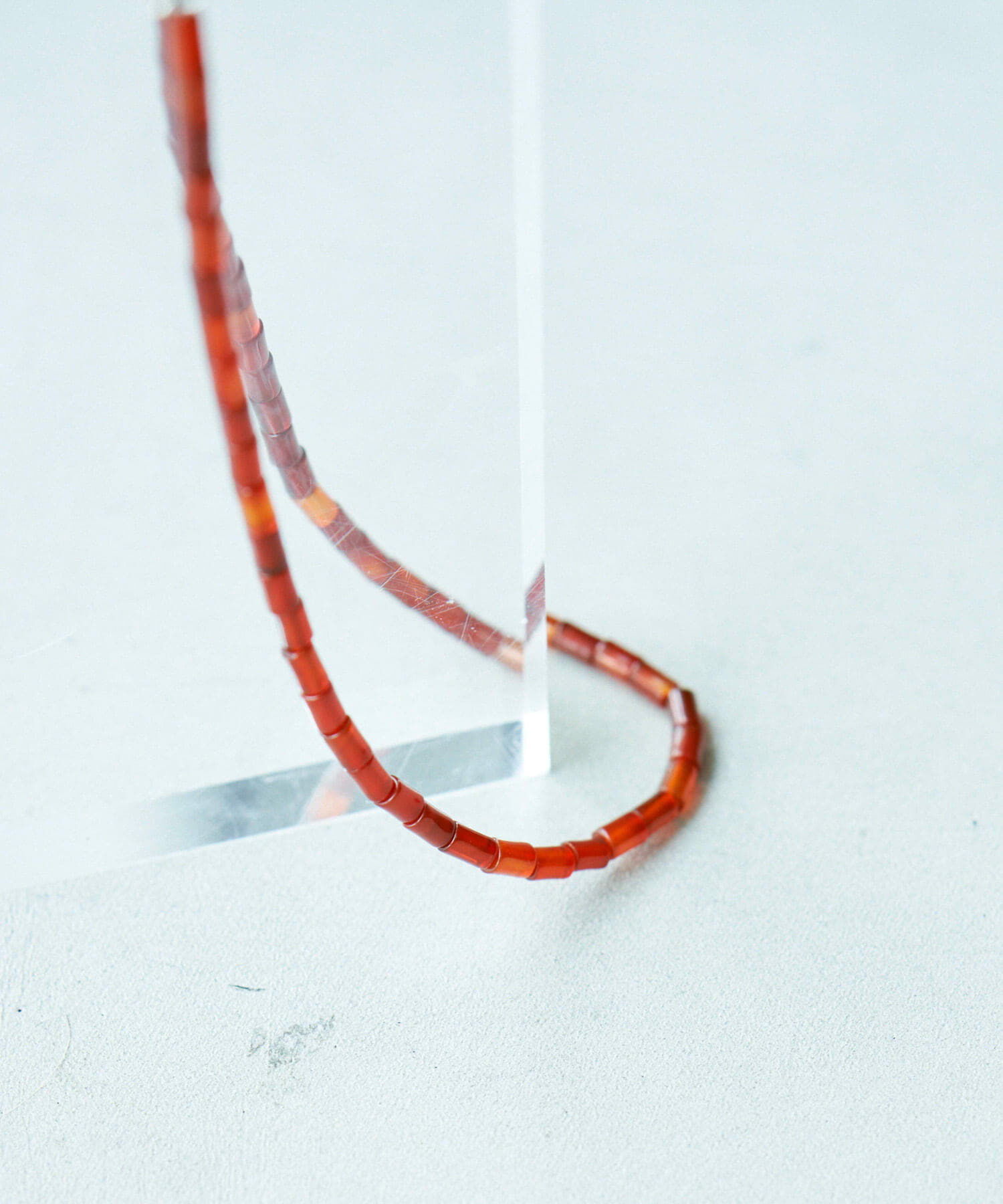 SMELLY「SMELLY so&rsquo;　carnelian necklace」|ネックレス|レッド