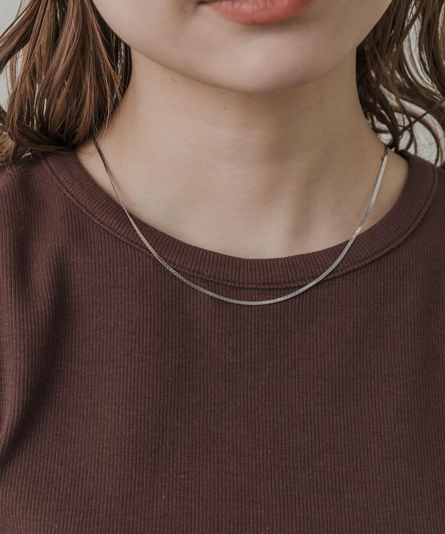 SMELLY「サージカルステンレスプレーンネックレス」|ネックレス|