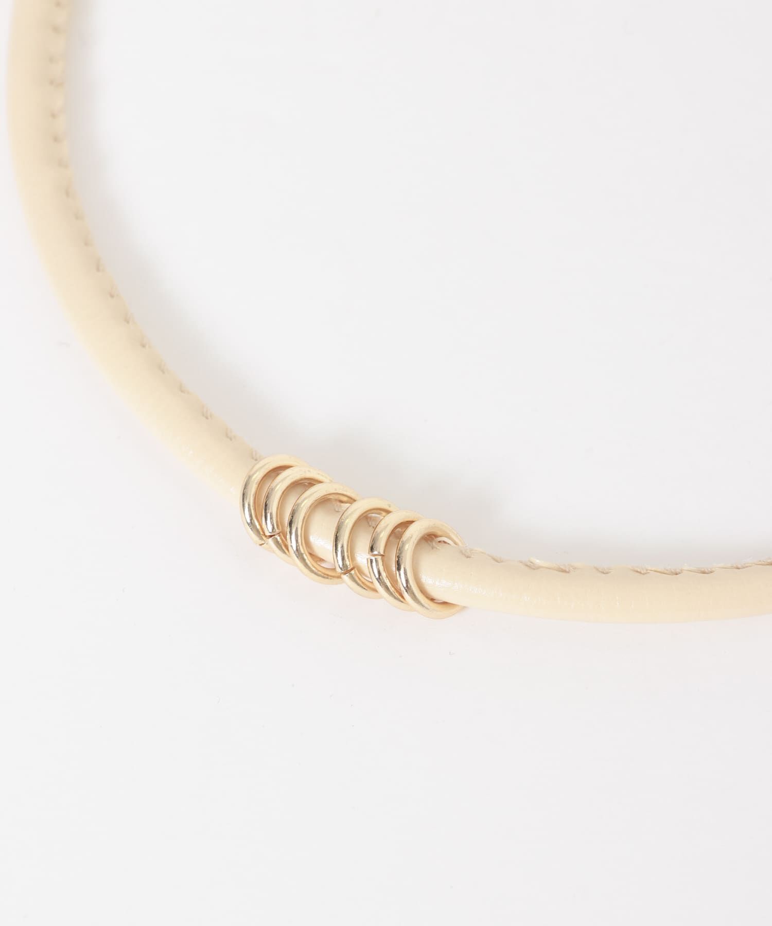 SMELLY「メタルリングコードチョーカー」|ネックレス|