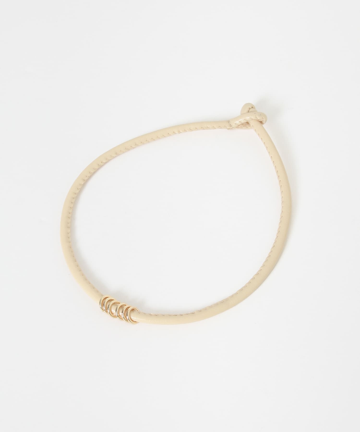 SMELLY「メタルリングコードチョーカー」|ネックレス|