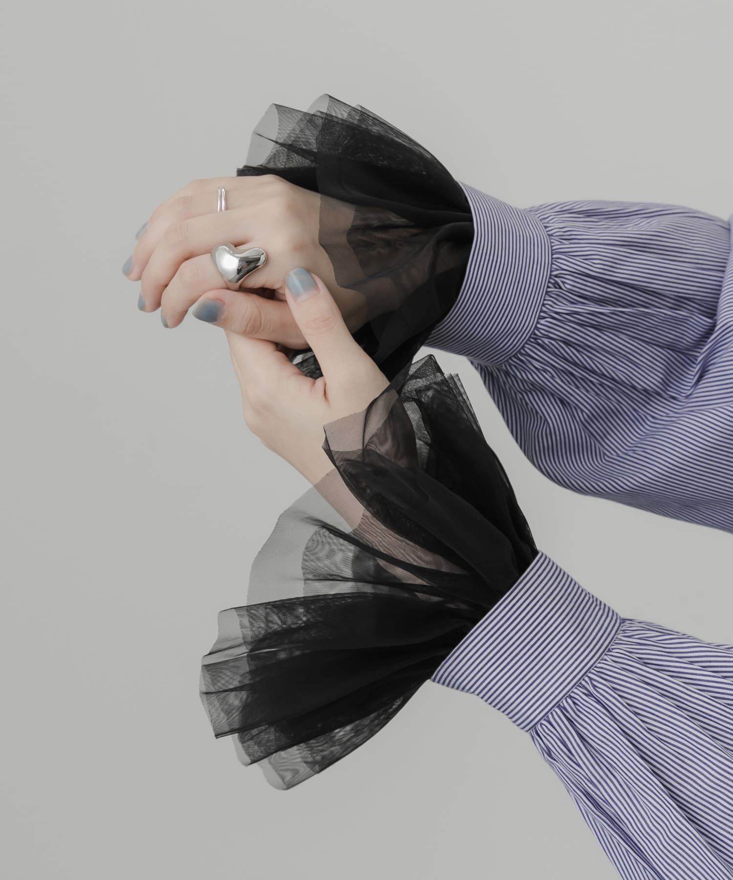 SMELLY「チュールシュシュカフスセット」|ヘアゴム・シュシュ|