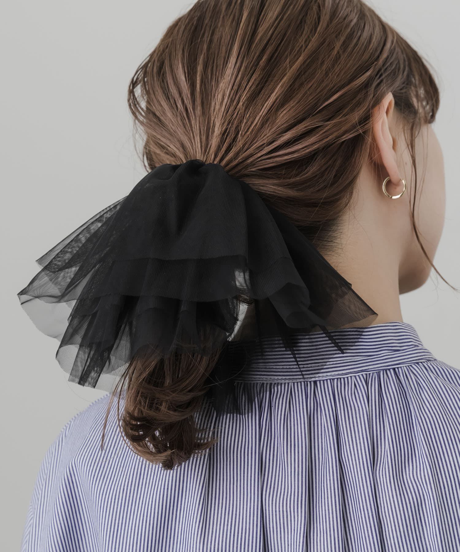 SMELLY「チュールシュシュカフスセット」|ヘアゴム・シュシュ|