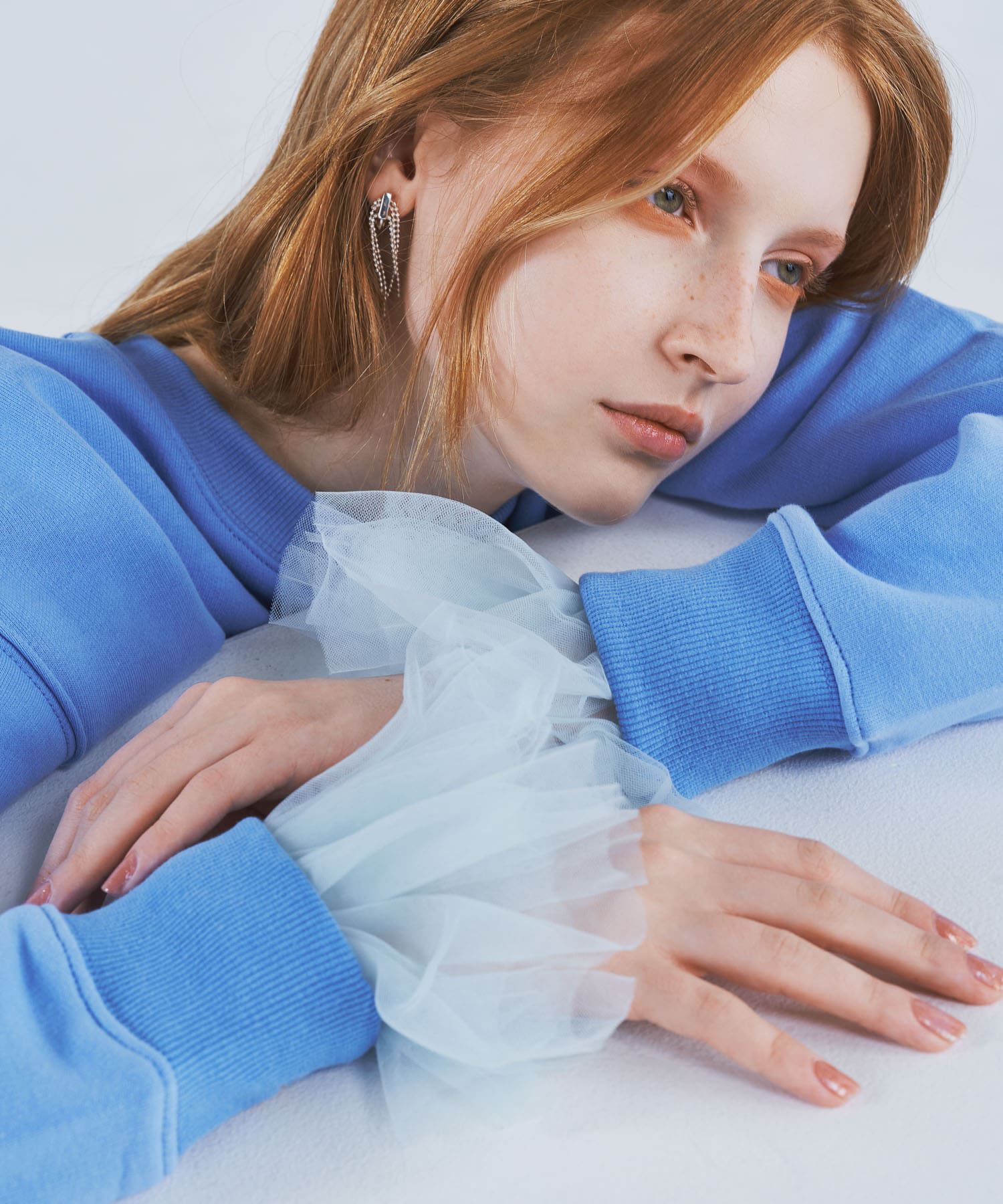 SMELLY「チュールシュシュカフスセット」|ヘアゴム・シュシュ|