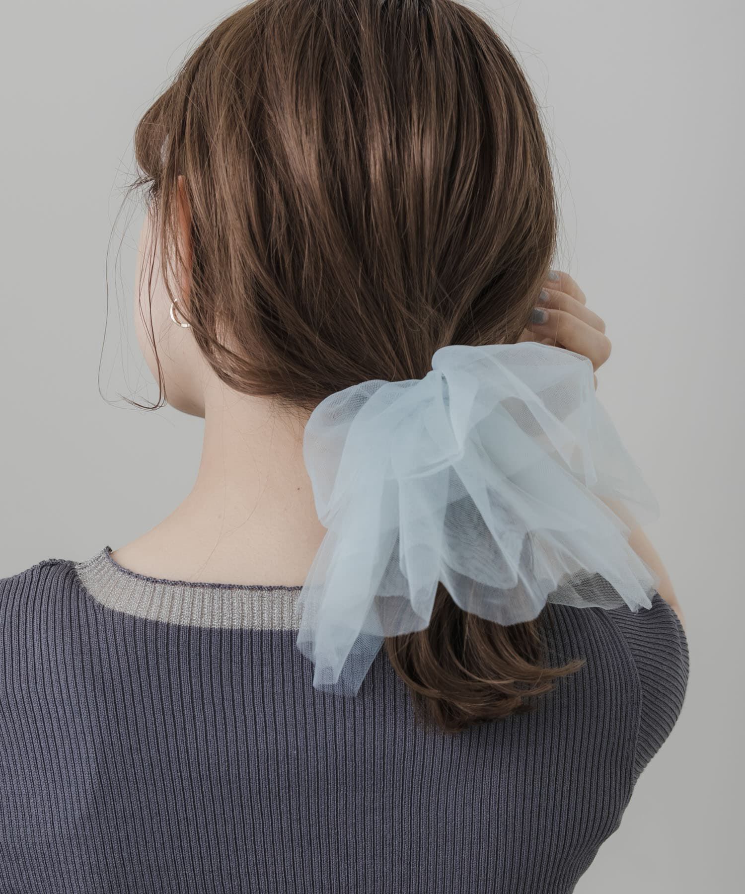 SMELLY「チュールシュシュカフスセット」|ヘアゴム・シュシュ|