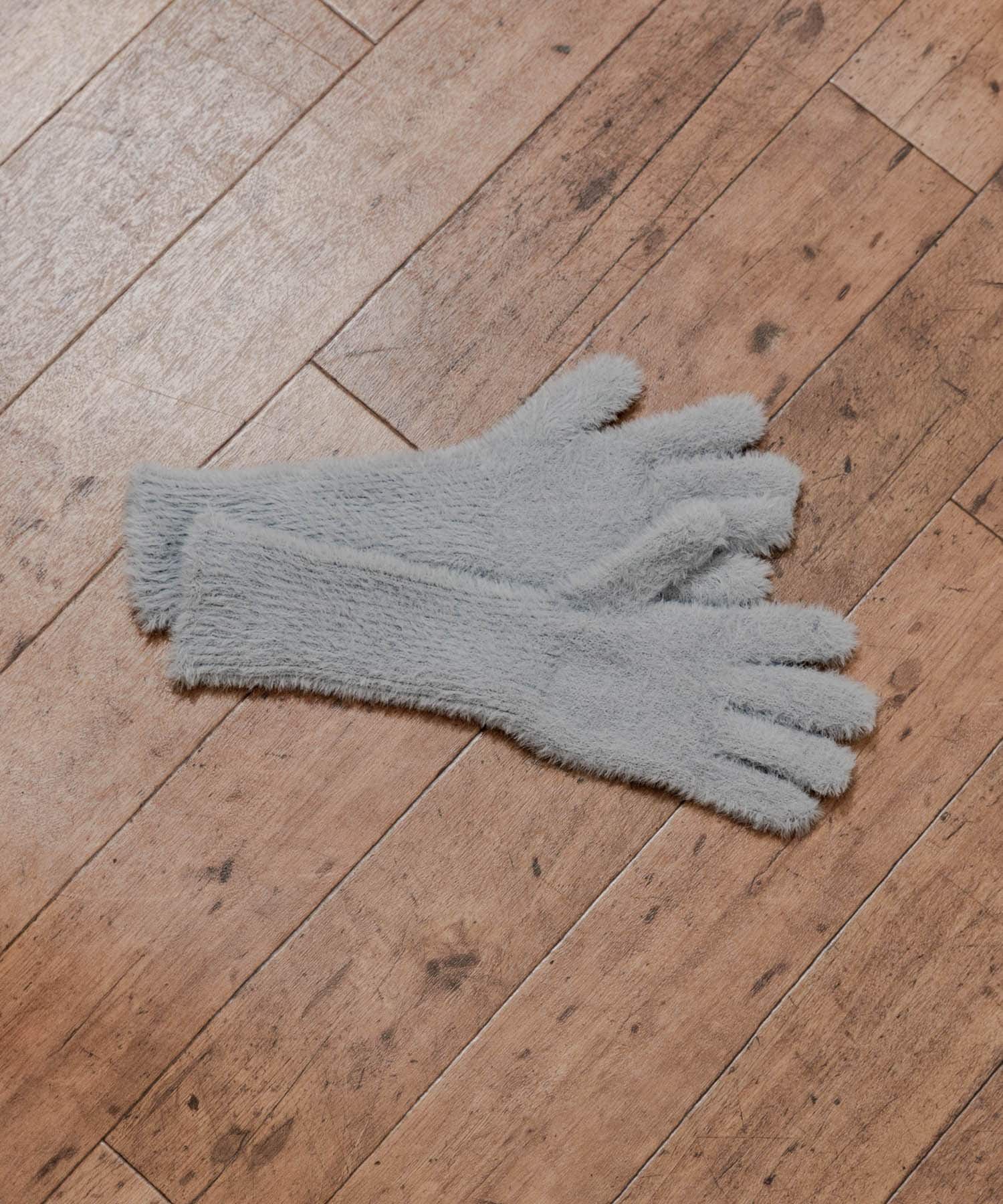SMELLY「シャギーニットロンググローブ」|手袋|