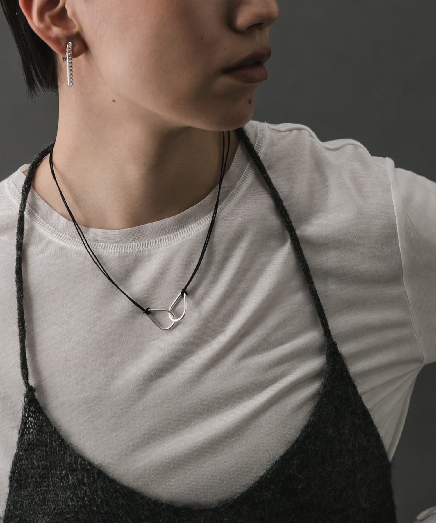 SMELLY「SMELLY so&rsquo;　twin drop cord necklace」|ネックレス|