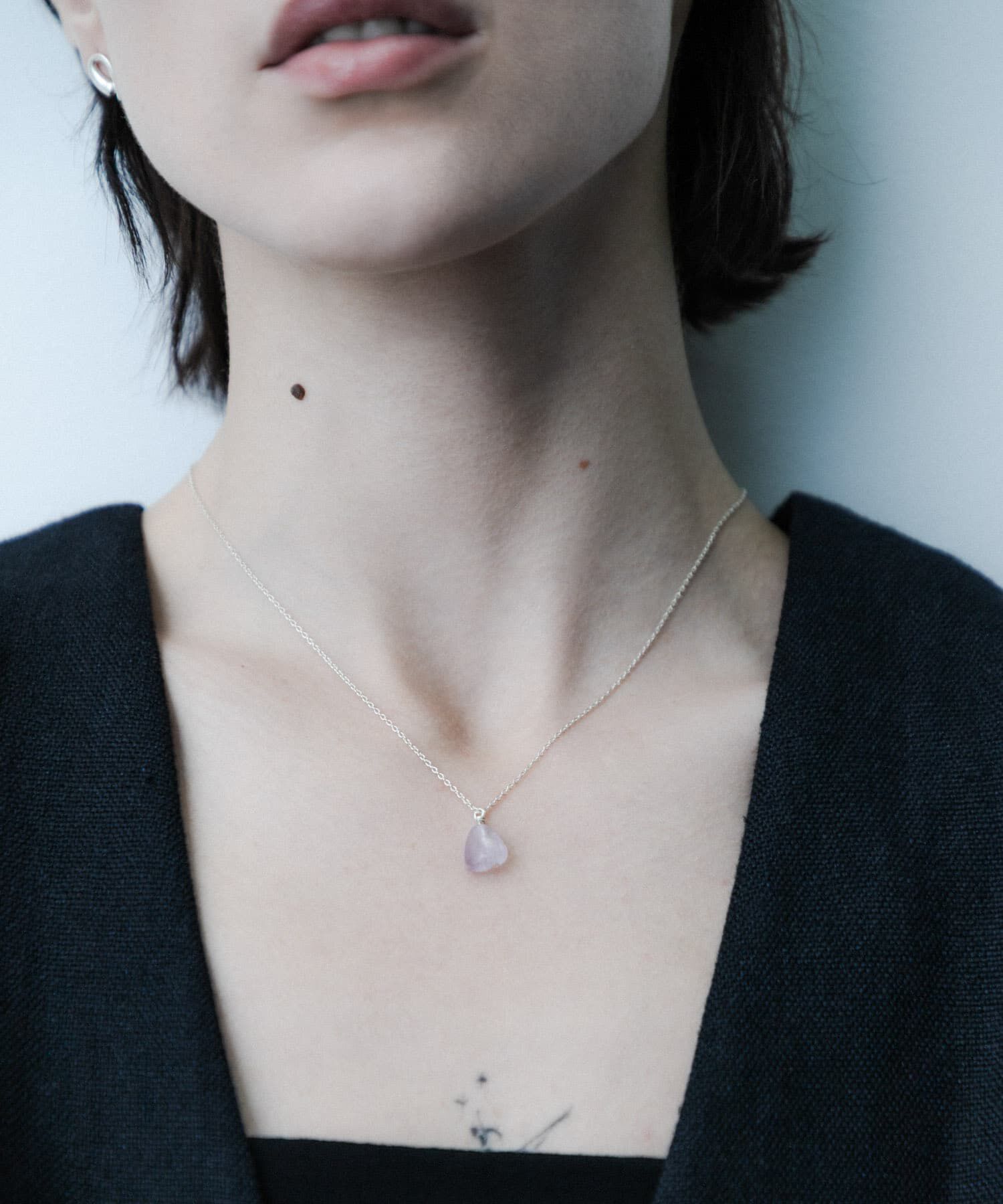 SMELLY「SMELLY so&rsquo;　amethyst slide necklace」|ネックレス|