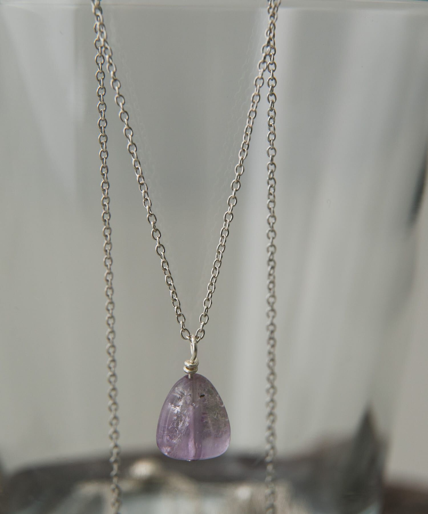 SMELLY「SMELLY so&rsquo;　amethyst slide necklace」|ネックレス|