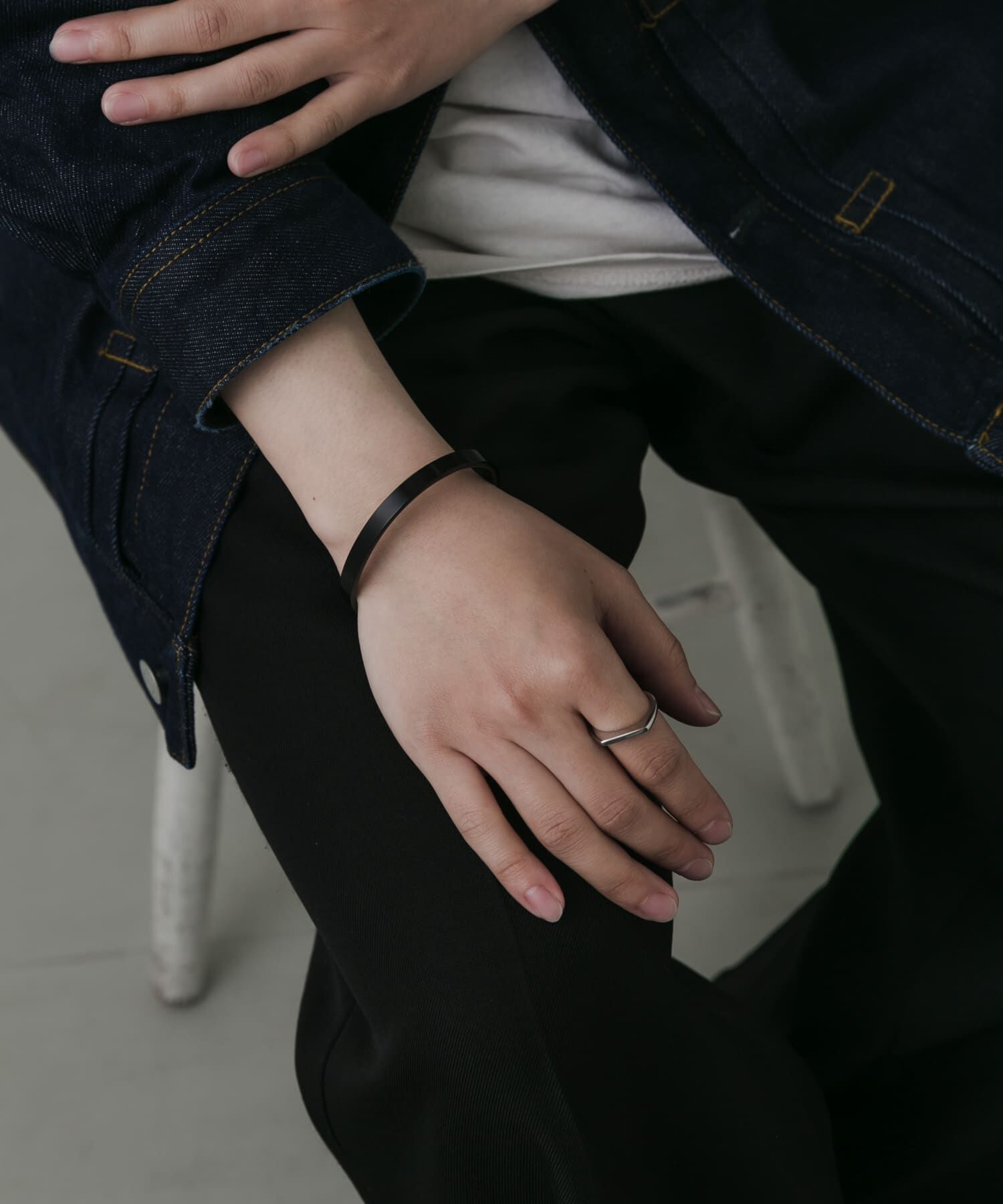 SMELLY「ステンレスマットバングル」|ブレスレット・バングル|