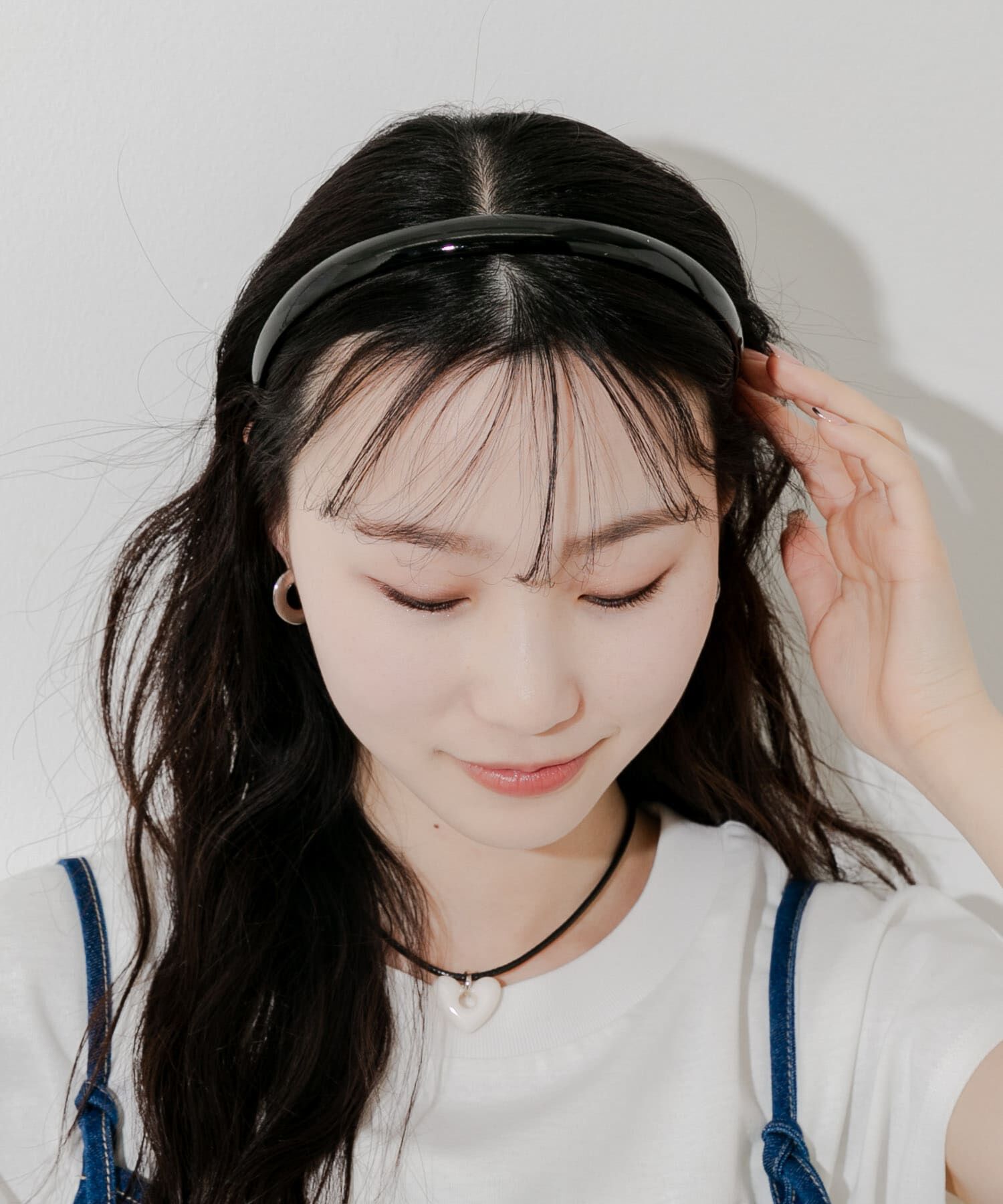 SMELLY「エナメルカチューシャ」|カチューシャ|ブラック