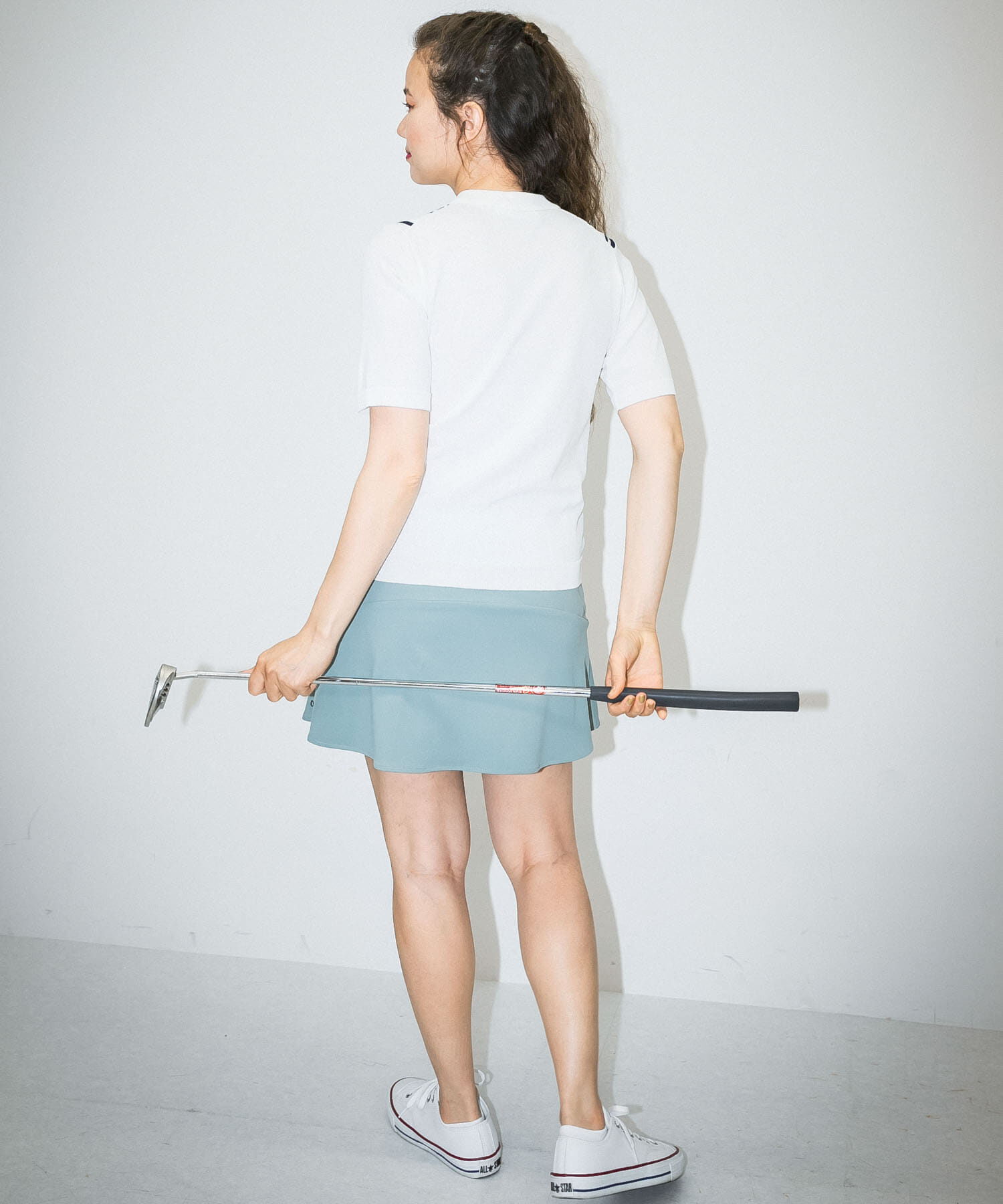 Sonny Label 「OOPS　ストライプ半袖ポロシャツ」|ポロシャツ|