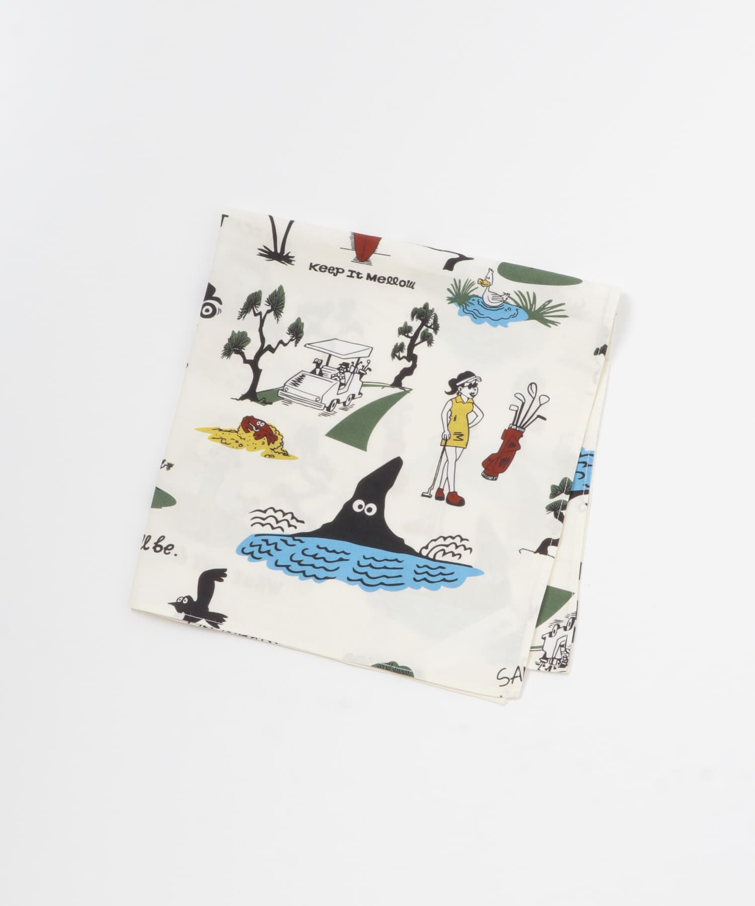 Sonny Label 「OOPS&times;RYUAMBEコラボハンカチ」|ハンカチ|オフホワイト