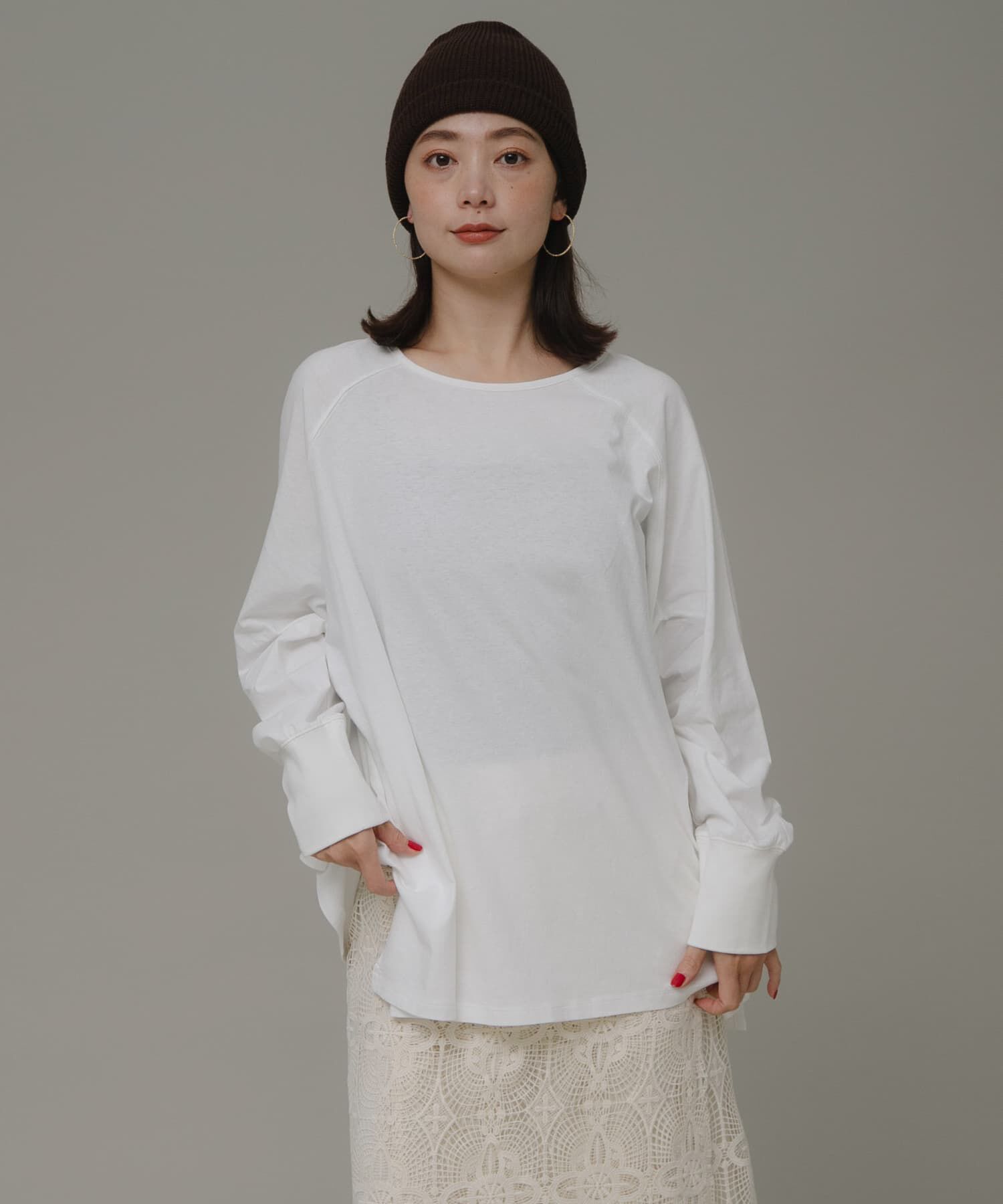 Sonny Label 「チュニックロングTシャツ」|Tシャツ・カットソー|