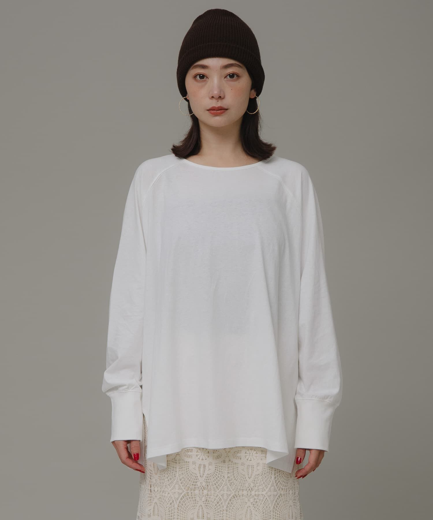 Sonny Label 「チュニックロングTシャツ」|Tシャツ・カットソー|