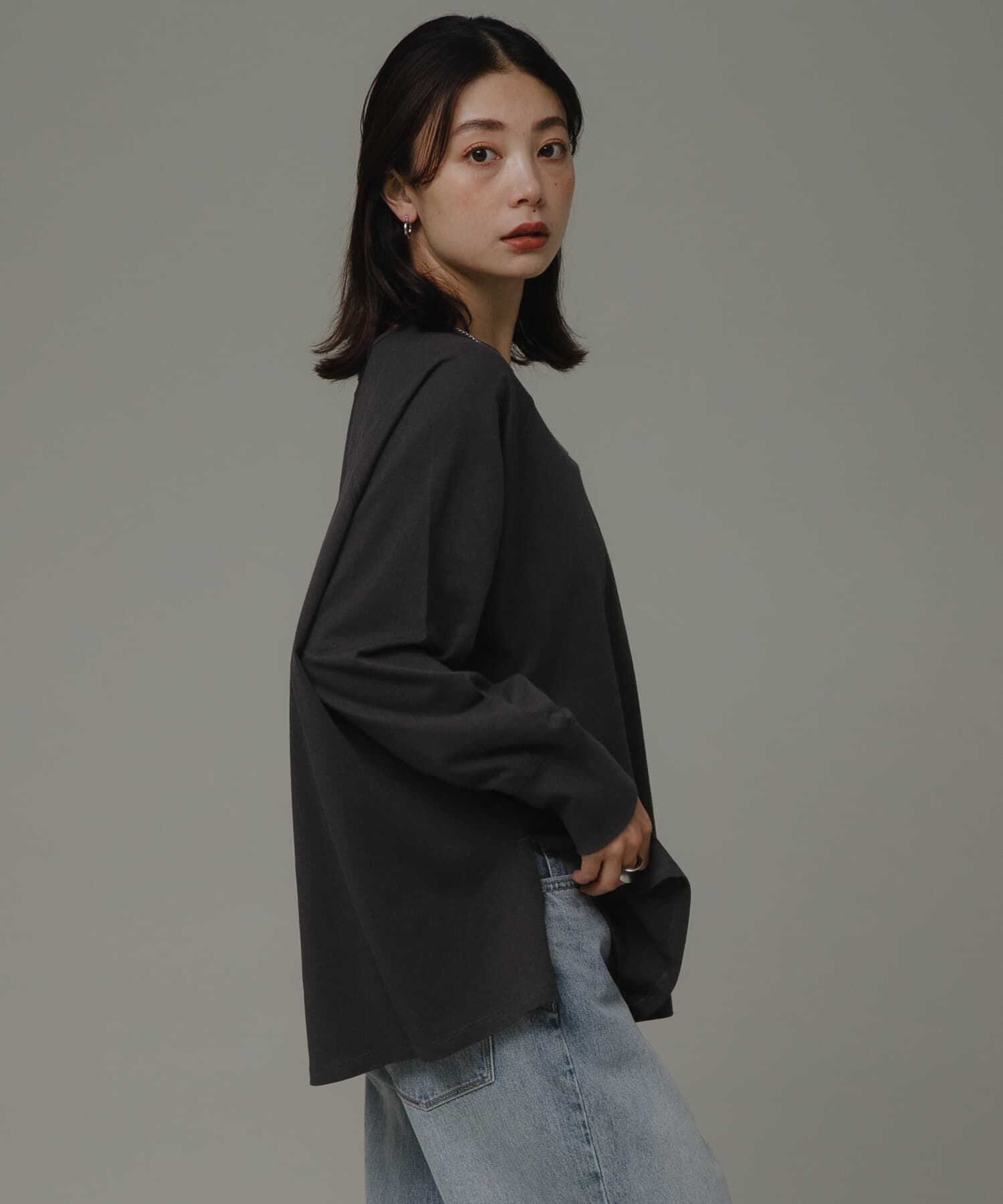 Sonny Label 「チュニックロングTシャツ」|Tシャツ・カットソー|