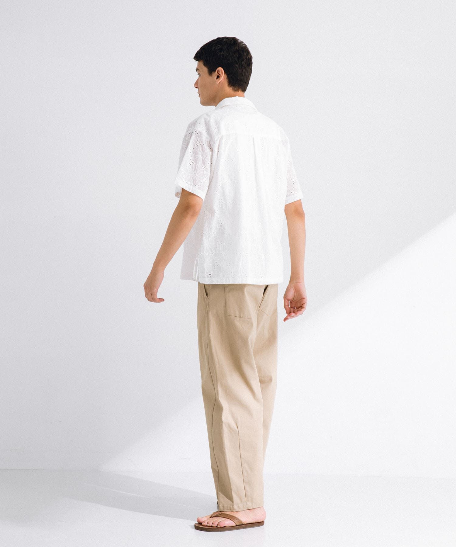 Sonny Label 「レース刺繍ショートスリーブシャツ」|シャツ・ブラウス|