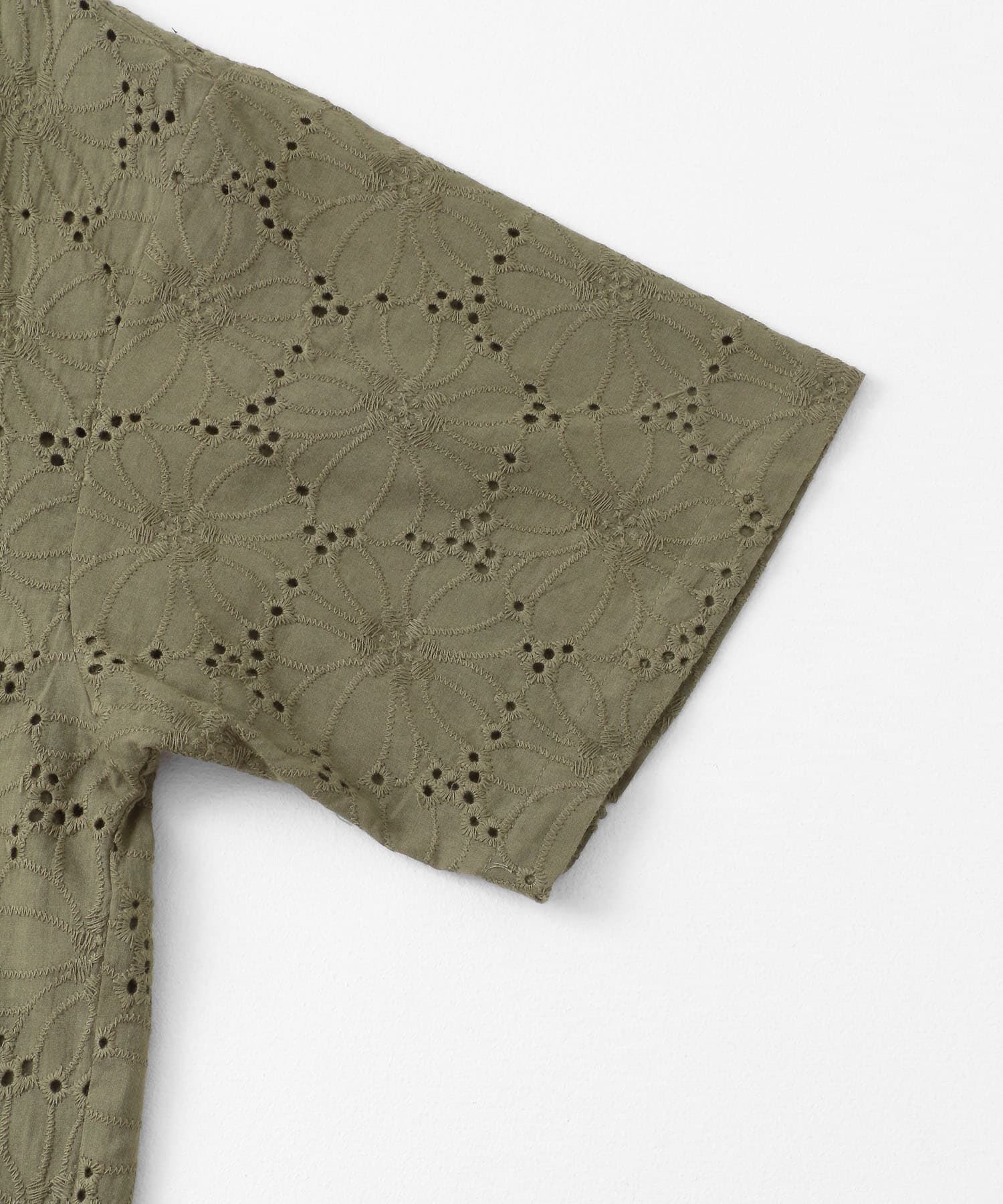 Sonny Label 「レース刺繍ショートスリーブシャツ」|シャツ・ブラウス|