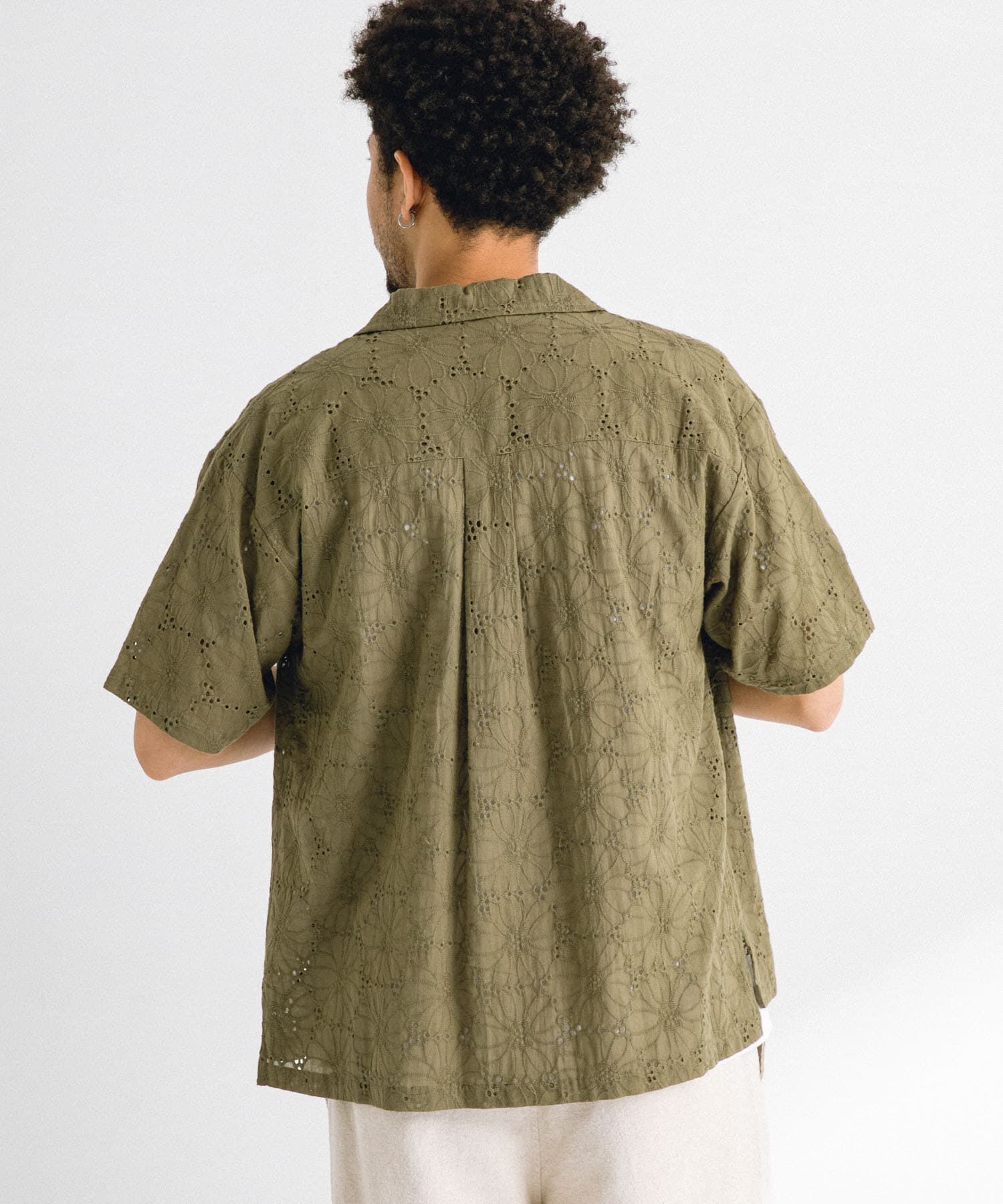 Sonny Label 「レース刺繍ショートスリーブシャツ」|シャツ・ブラウス|