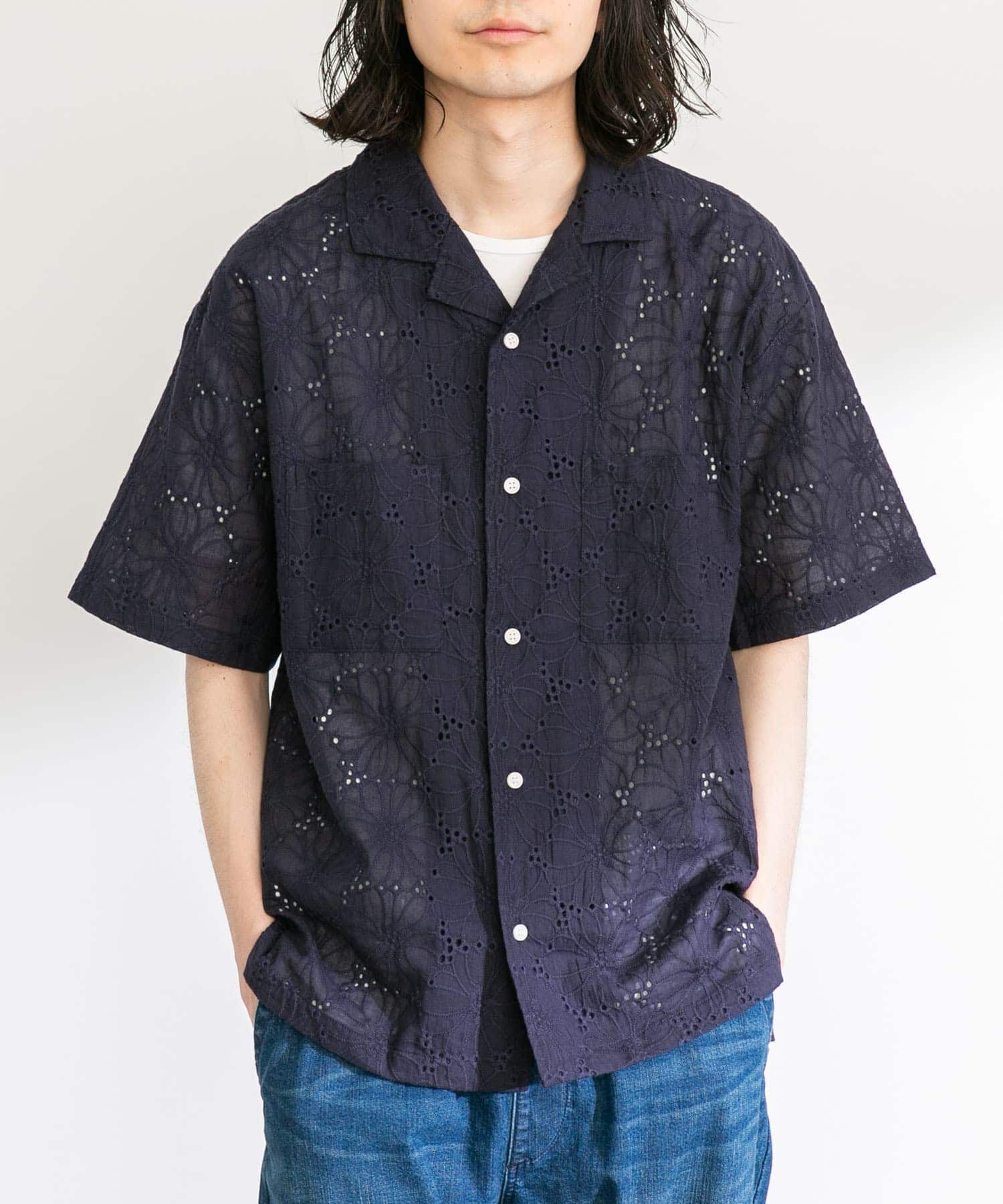 Sonny Label 「レース刺繍ショートスリーブシャツ」|シャツ・ブラウス|