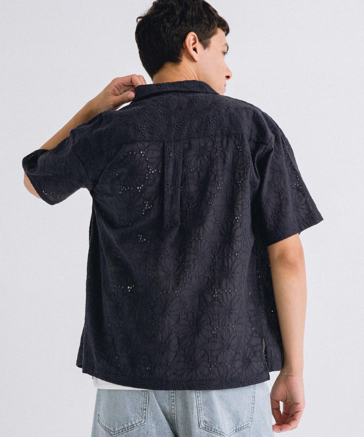 Sonny Label 「レース刺繍ショートスリーブシャツ」|シャツ・ブラウス|