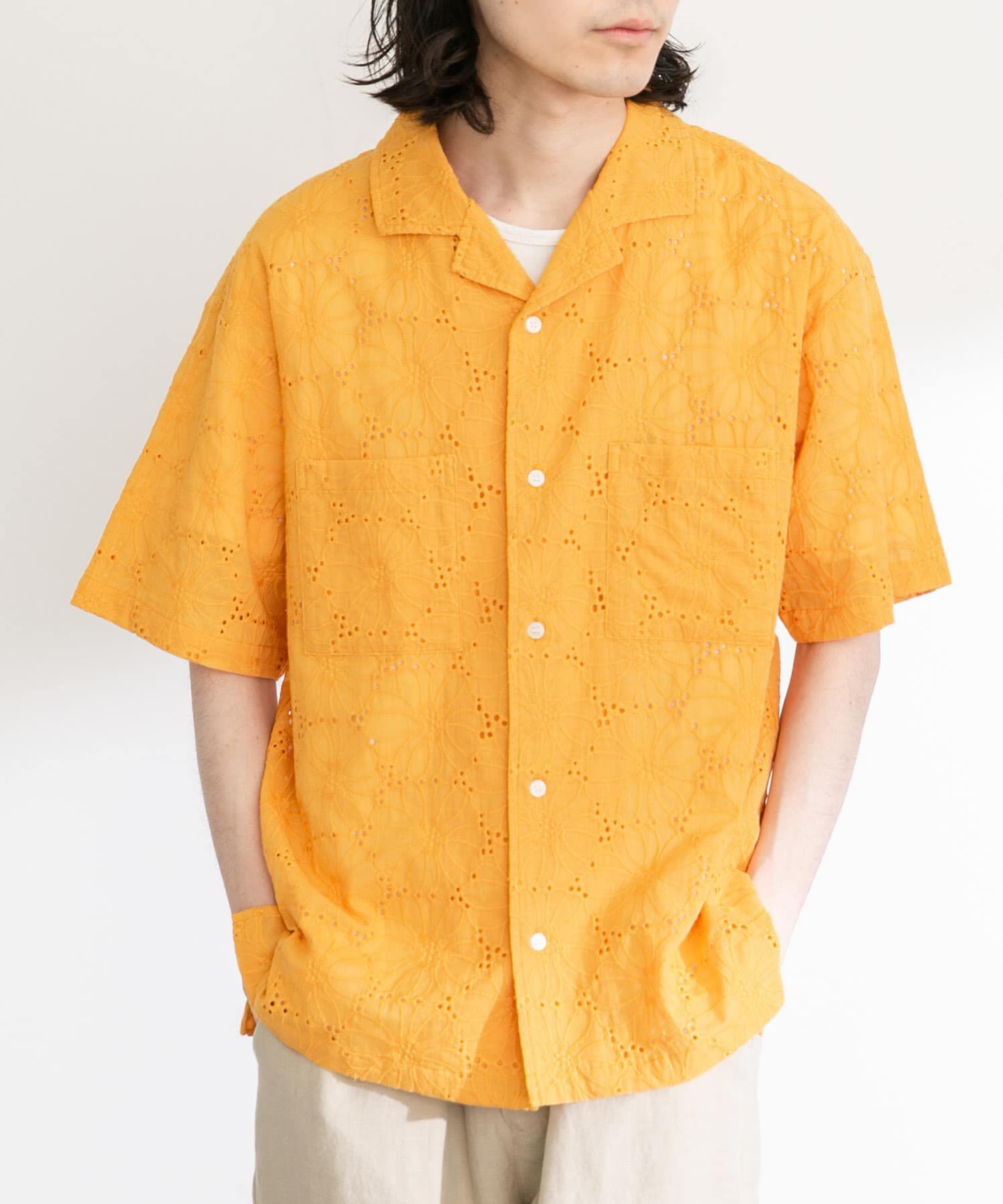 Sonny Label 「レース刺繍ショートスリーブシャツ」|シャツ・ブラウス|