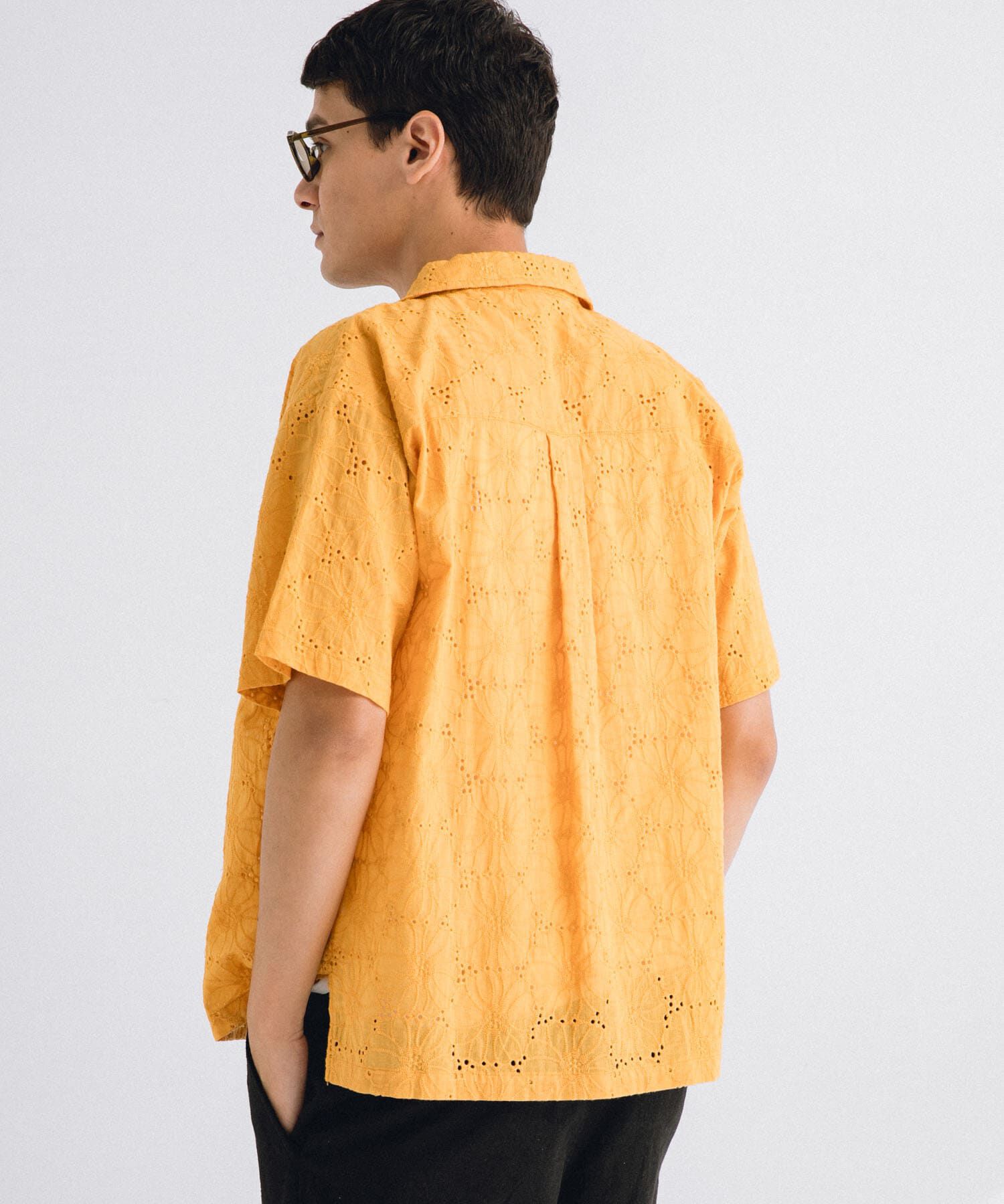 Sonny Label 「レース刺繍ショートスリーブシャツ」|シャツ・ブラウス|