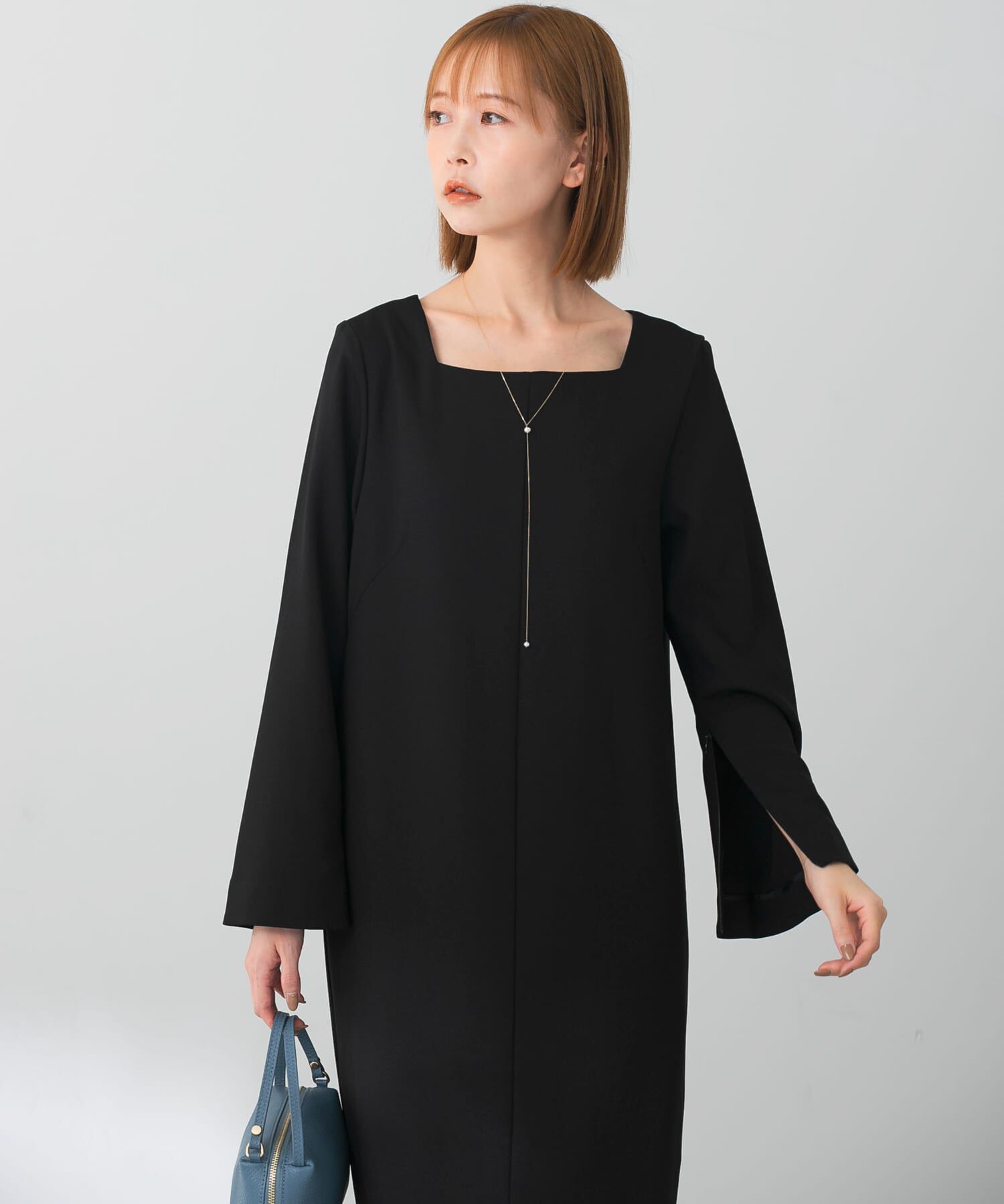 URBAN RESEARCH ROSSO「2WAYスリーブドレス」|ワンピース|ブラック