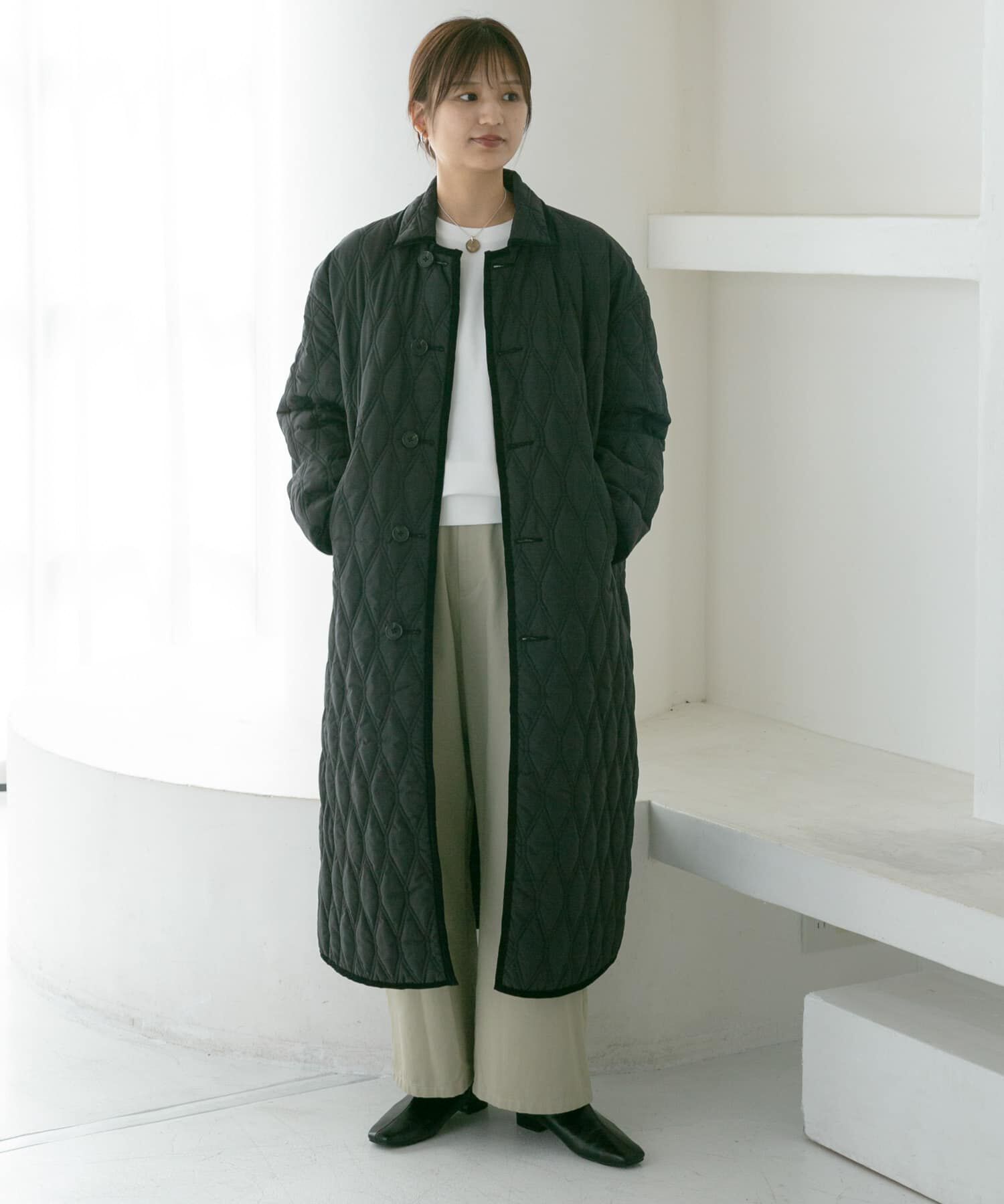 URBAN RESEARCH「『MADE IN JAPAN』スクエアトゥローヒールショートブーツ」|ショートブーツ|