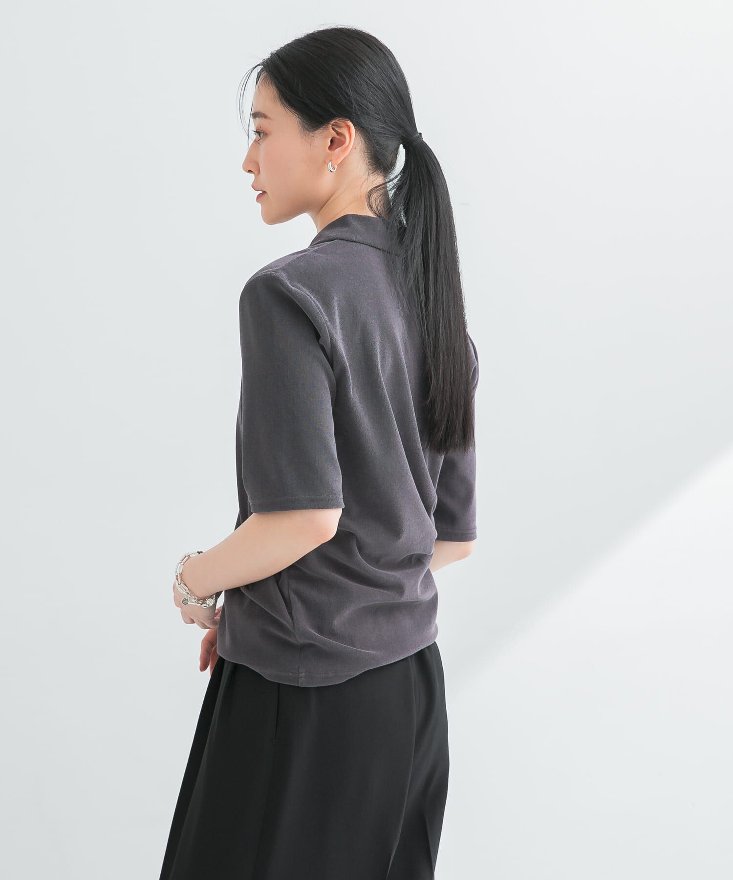 URBAN RESEARCH「パイルポロ衿カットソー」|Tシャツ・カットソー|