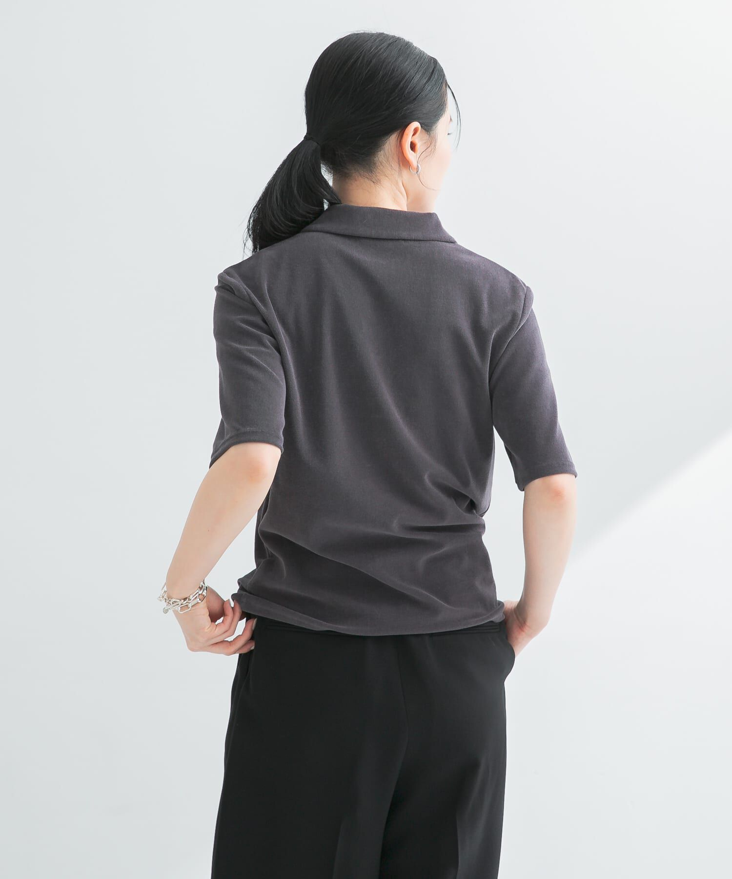 URBAN RESEARCH「パイルポロ衿カットソー」|Tシャツ・カットソー|