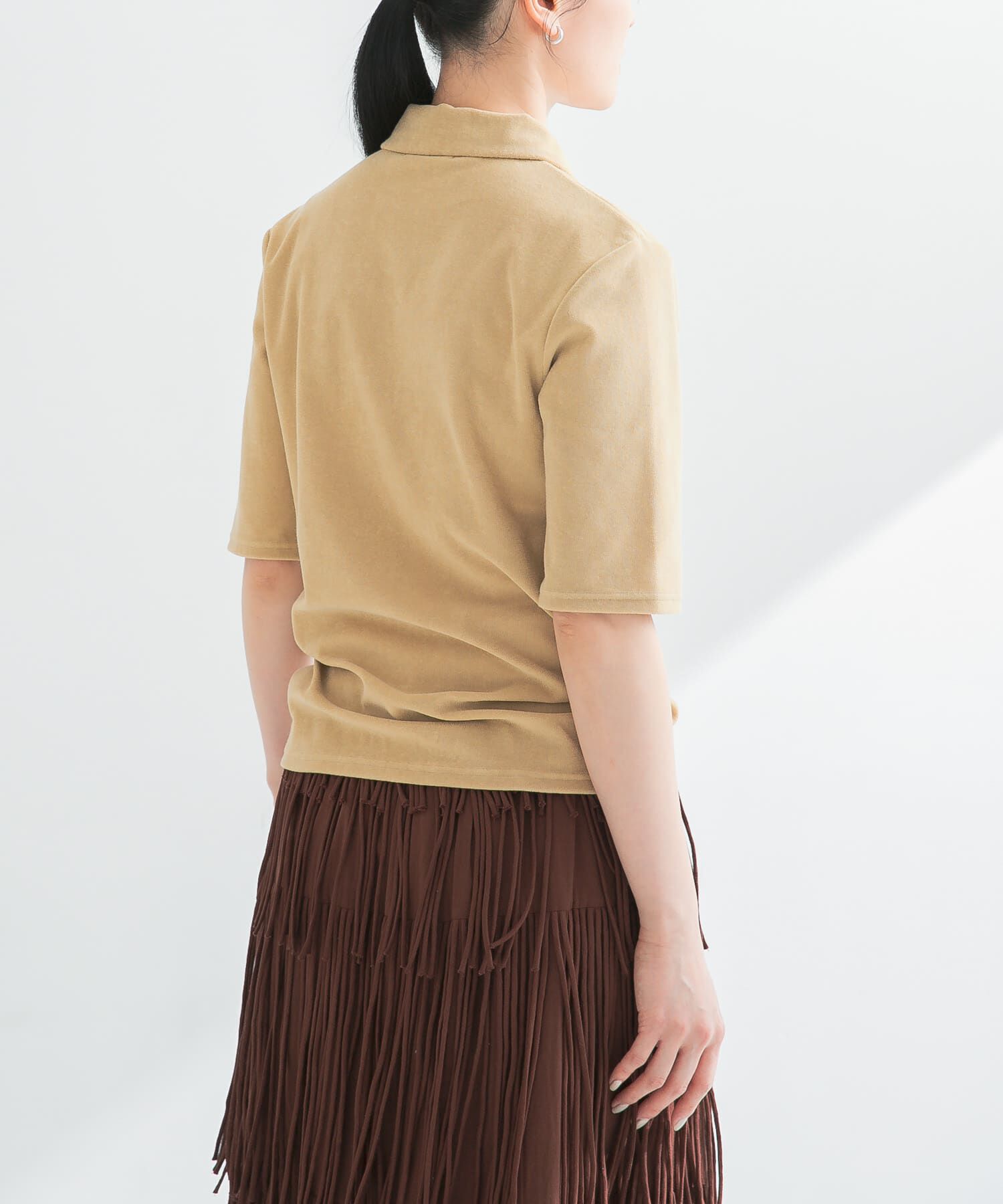 URBAN RESEARCH「パイルポロ衿カットソー」|Tシャツ・カットソー|