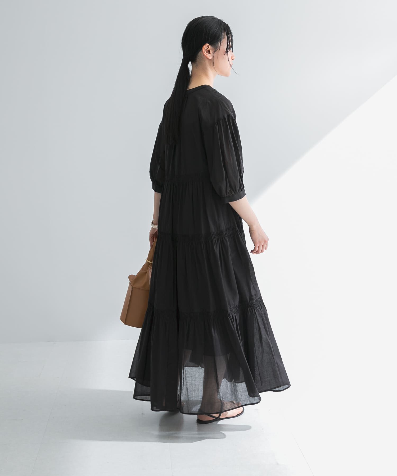 URBAN RESEARCH「コットンボイルティアードワンピース」|ワンピース|