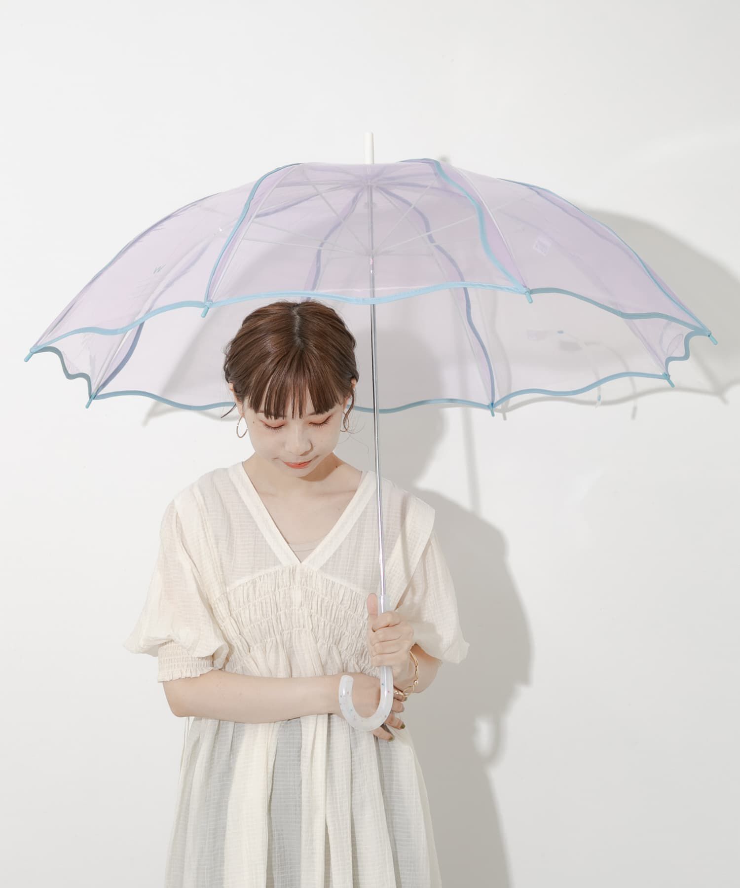 SMELLY「Wpc.　ウェビーアンブレラ」|傘|ラベンダー