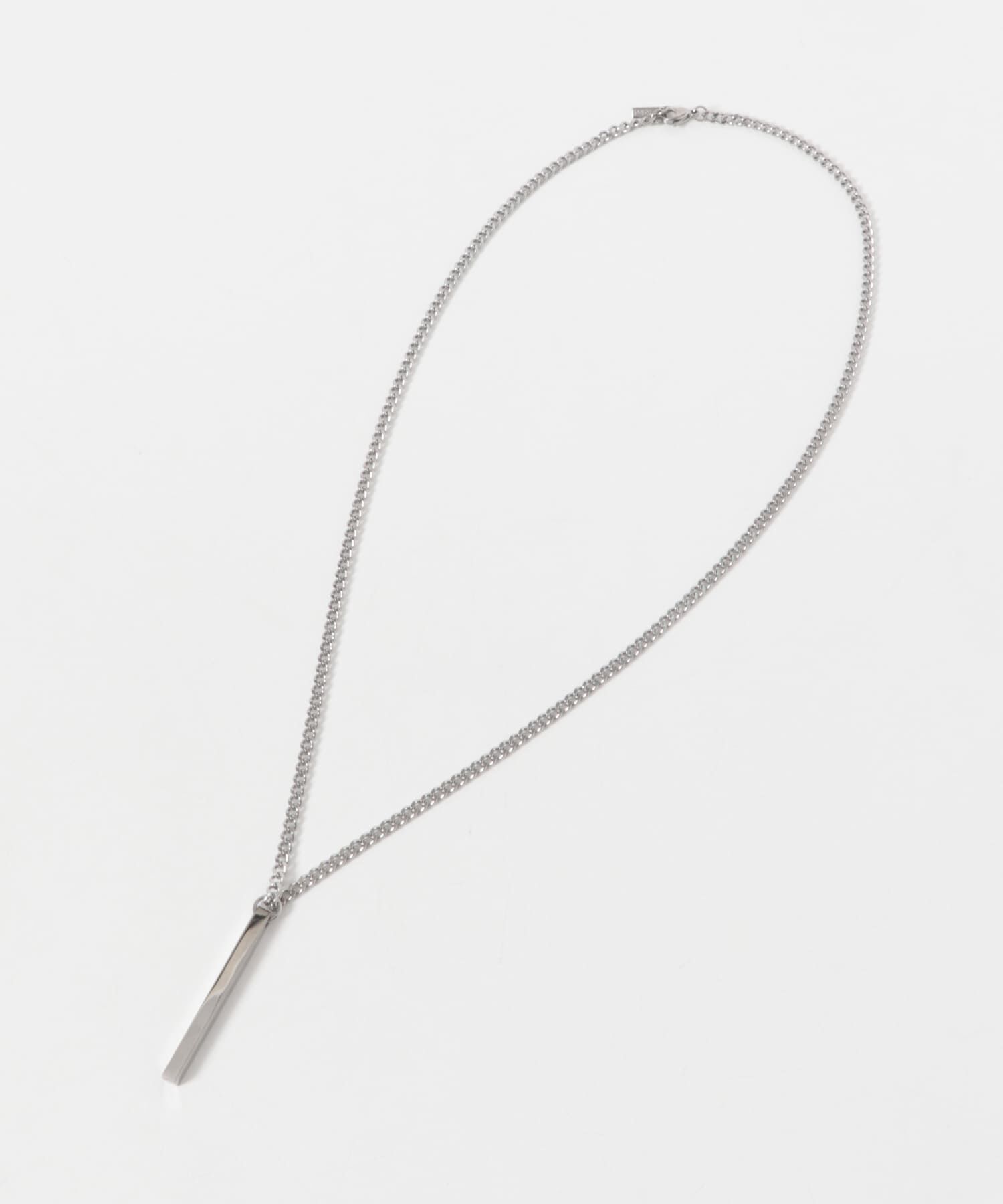 SMELLY「ステンレススクエアバーチェーンネックレス」|ネックレス|