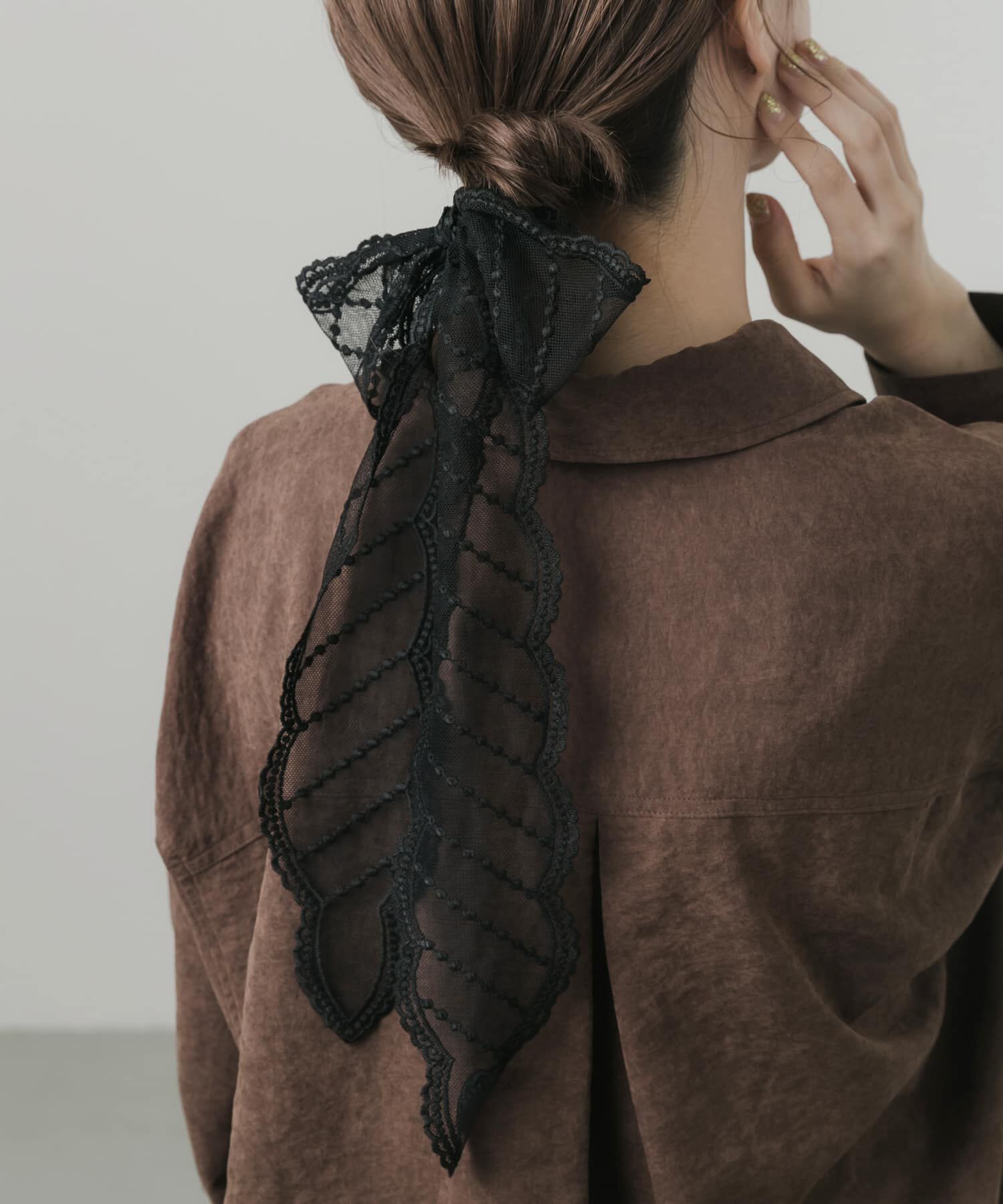 SMELLY「マルチレースセットネックレスC」|ネックレス|