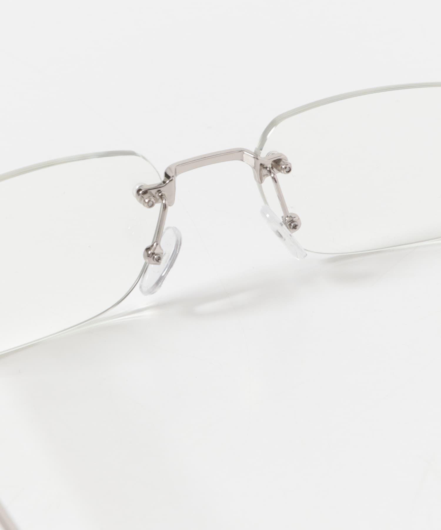 SMELLY「リムレススクエアダテメガネ」|メガネ|