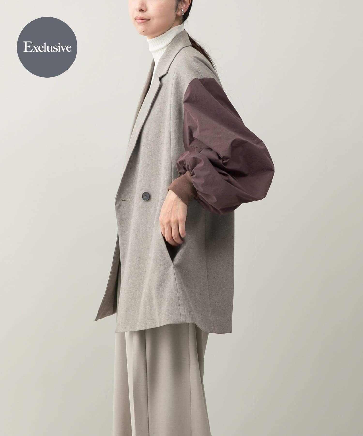 URBAN RESEARCH ROSSO「『別注』CHIGNON&times;ROSSO　袖ドッキングフォルムジャケット」|その他|ベージュ系その他