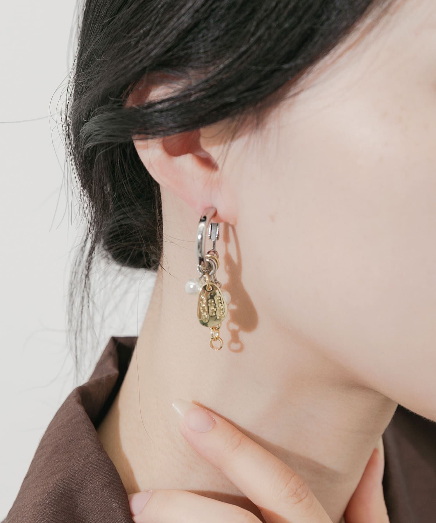 SMELLY「コインプレートチャームイヤリング」|イヤリング|