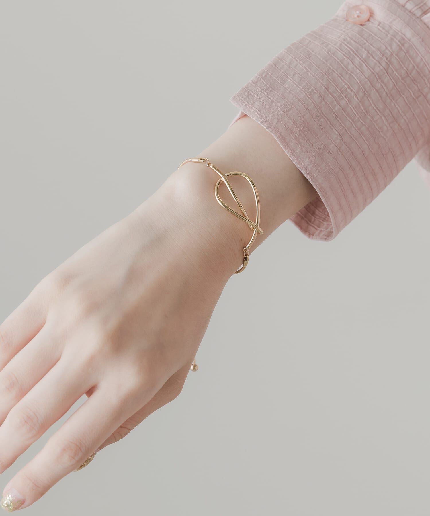 SMELLY「ニュアンスメタルカーブスライドブレスレット」|ブレスレット・バングル|