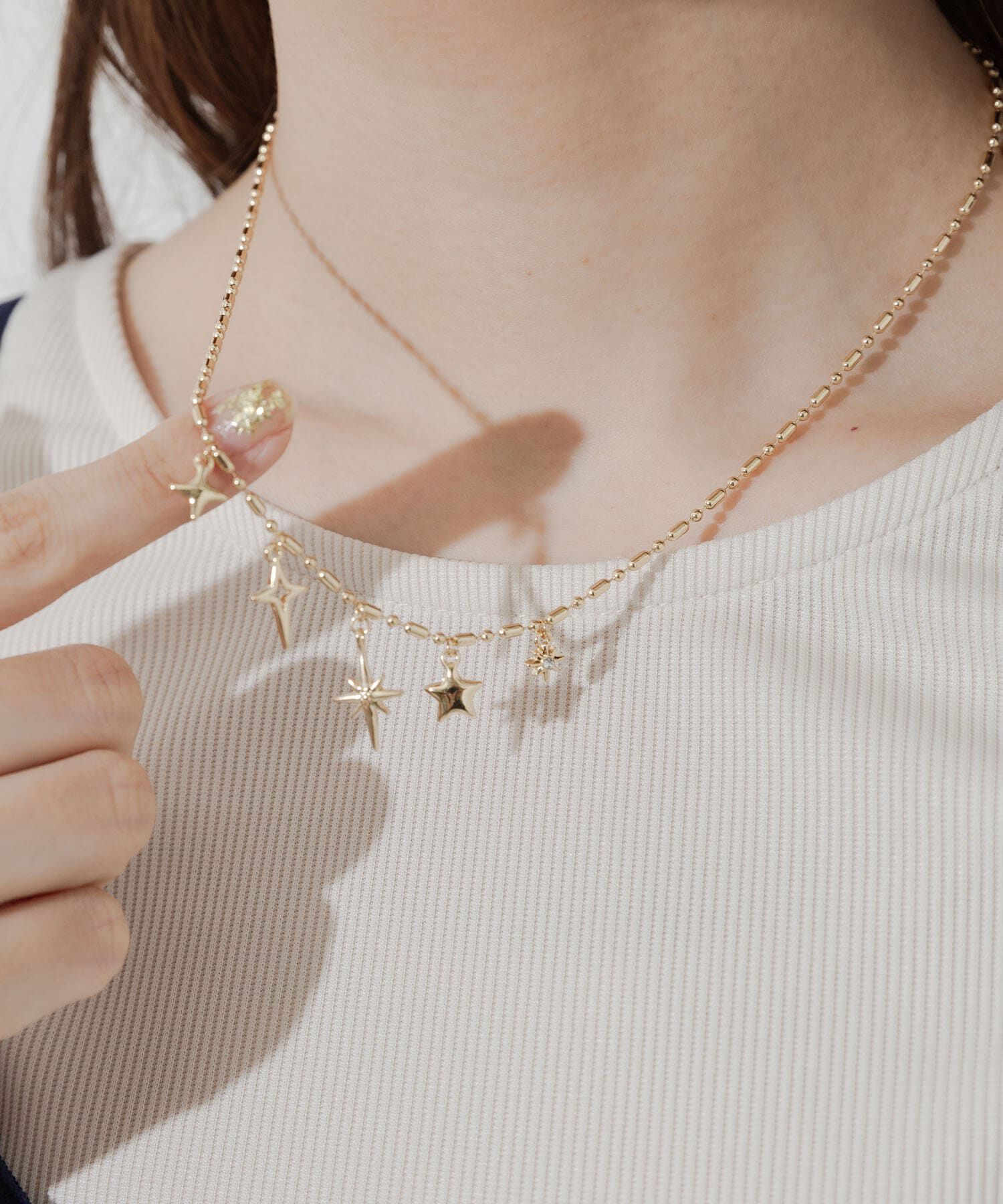 SMELLY「トゥインクルチャームネックレス」|ネックレス|