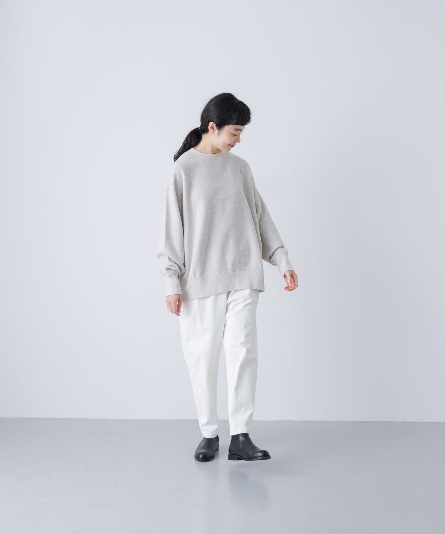 コットンリヨセルスウェットプルオーバー（かぐれ）｜ルミネの