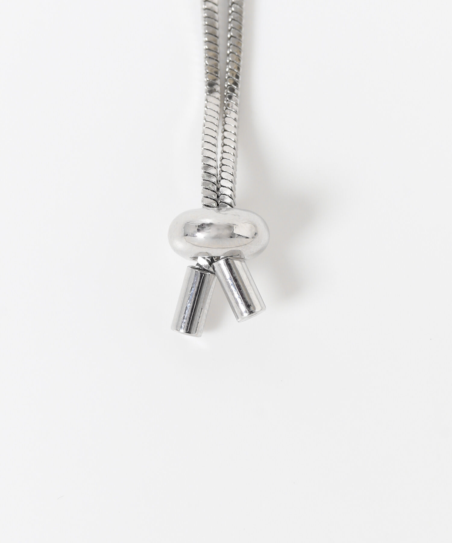 SMELLY「ダブルボールトップスライドネックレス」|ネックレス|