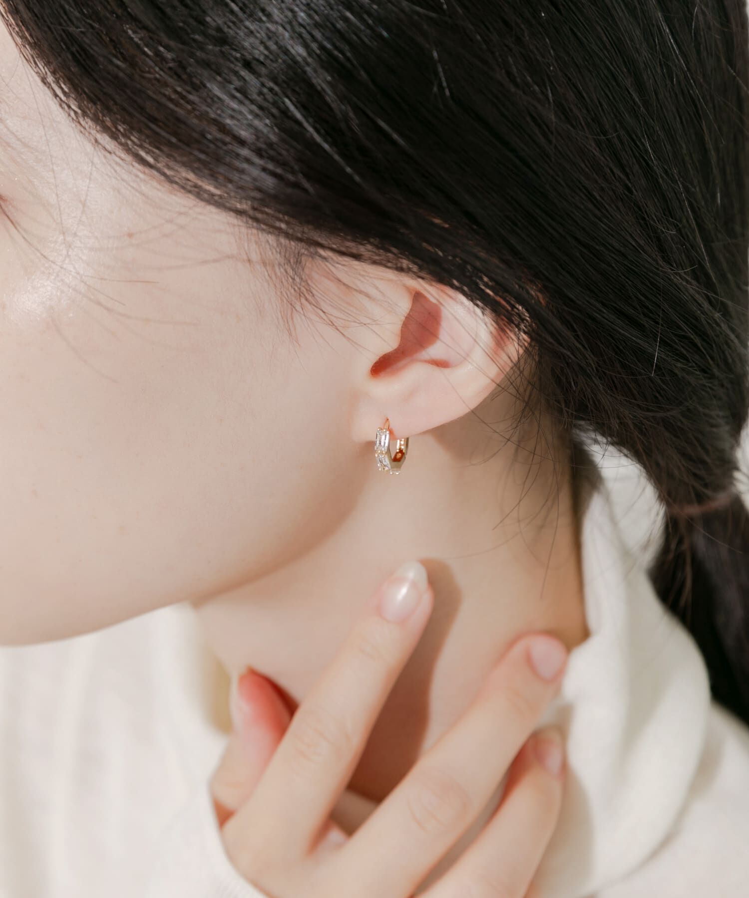 SMELLY「ミニビジューワンタッチピアス」|ピアス|