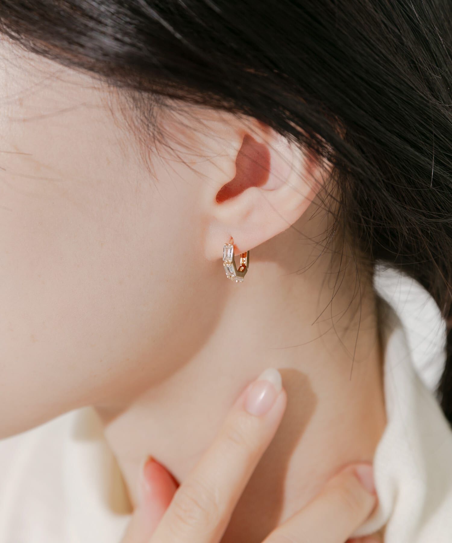 SMELLY「ミニビジューワンタッチピアス」|ピアス|