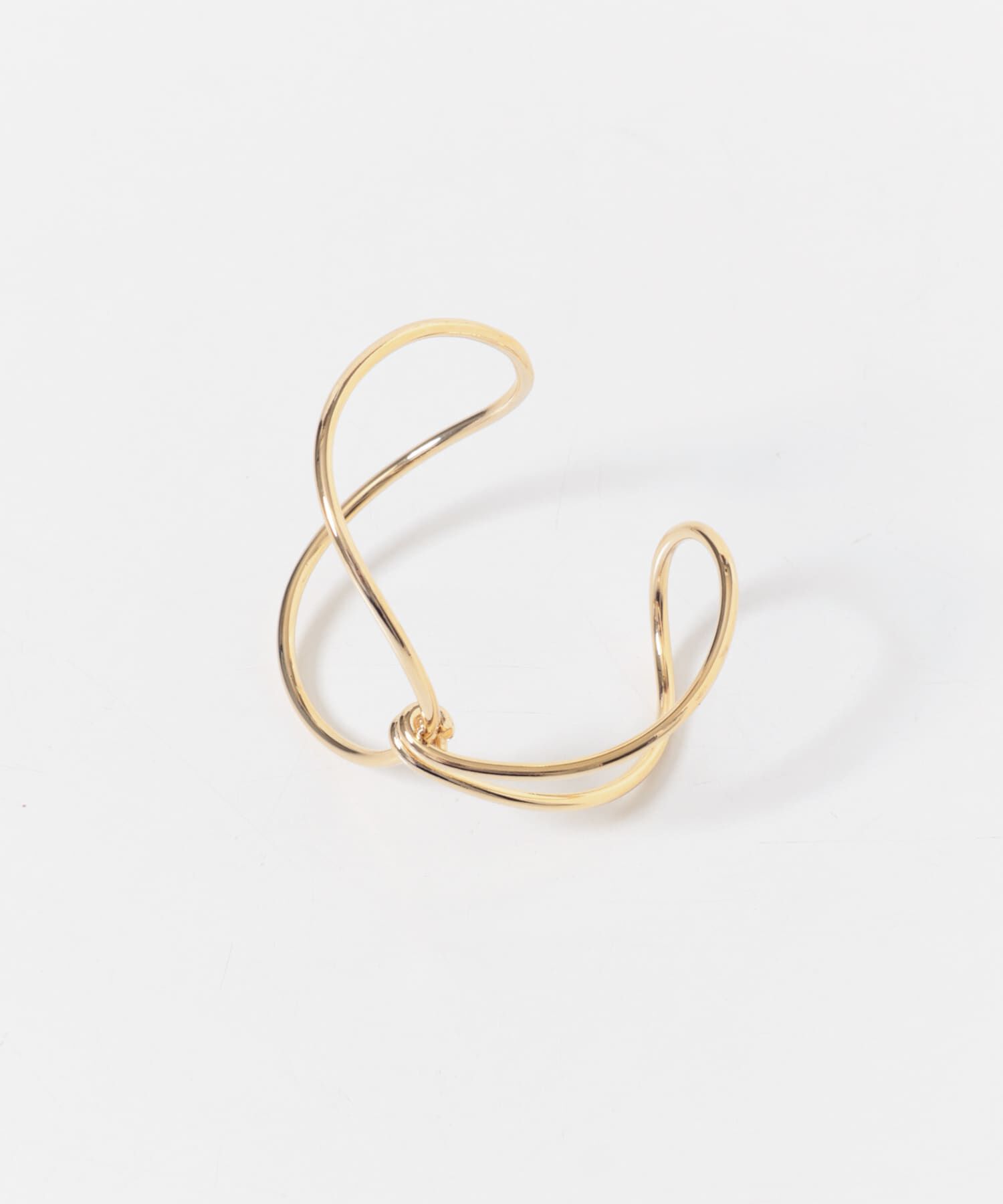 SMELLY「ニュアンスメタルクロスバングル」|ブレスレット・バングル|