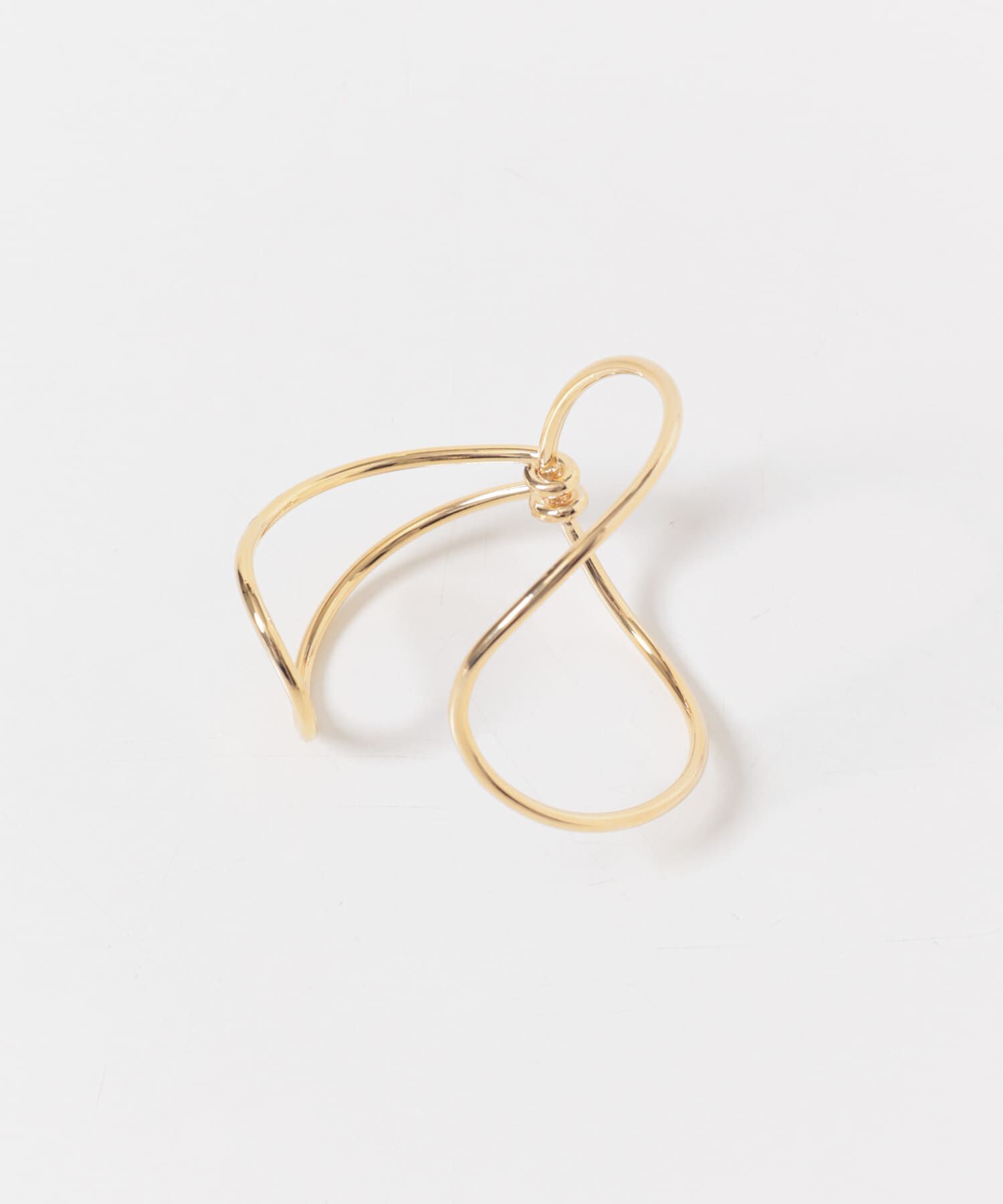 SMELLY「ニュアンスメタルクロスバングル」|ブレスレット・バングル|