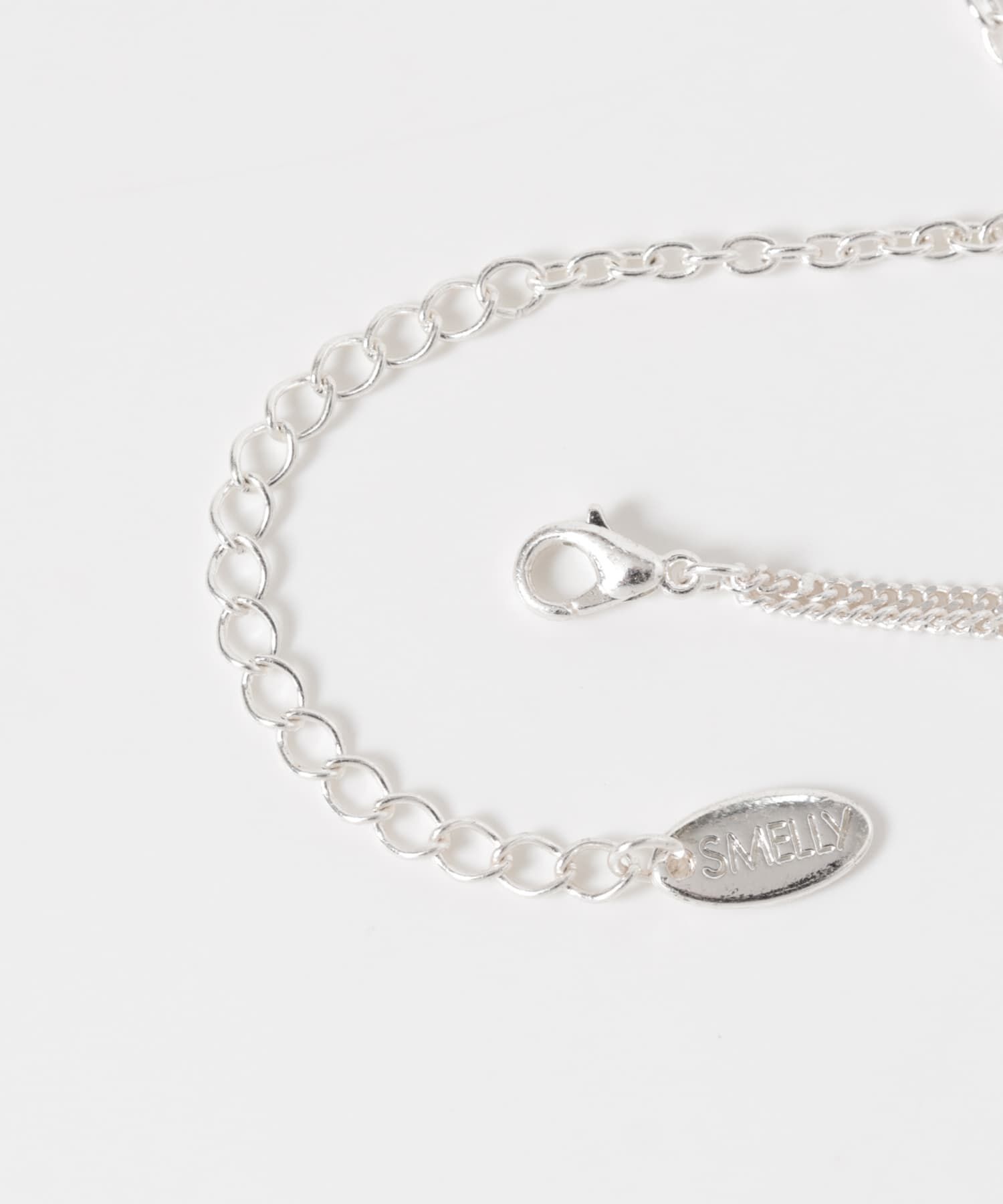 SMELLY「トリプルリングチェーンコンビネックレス」|ネックレス|