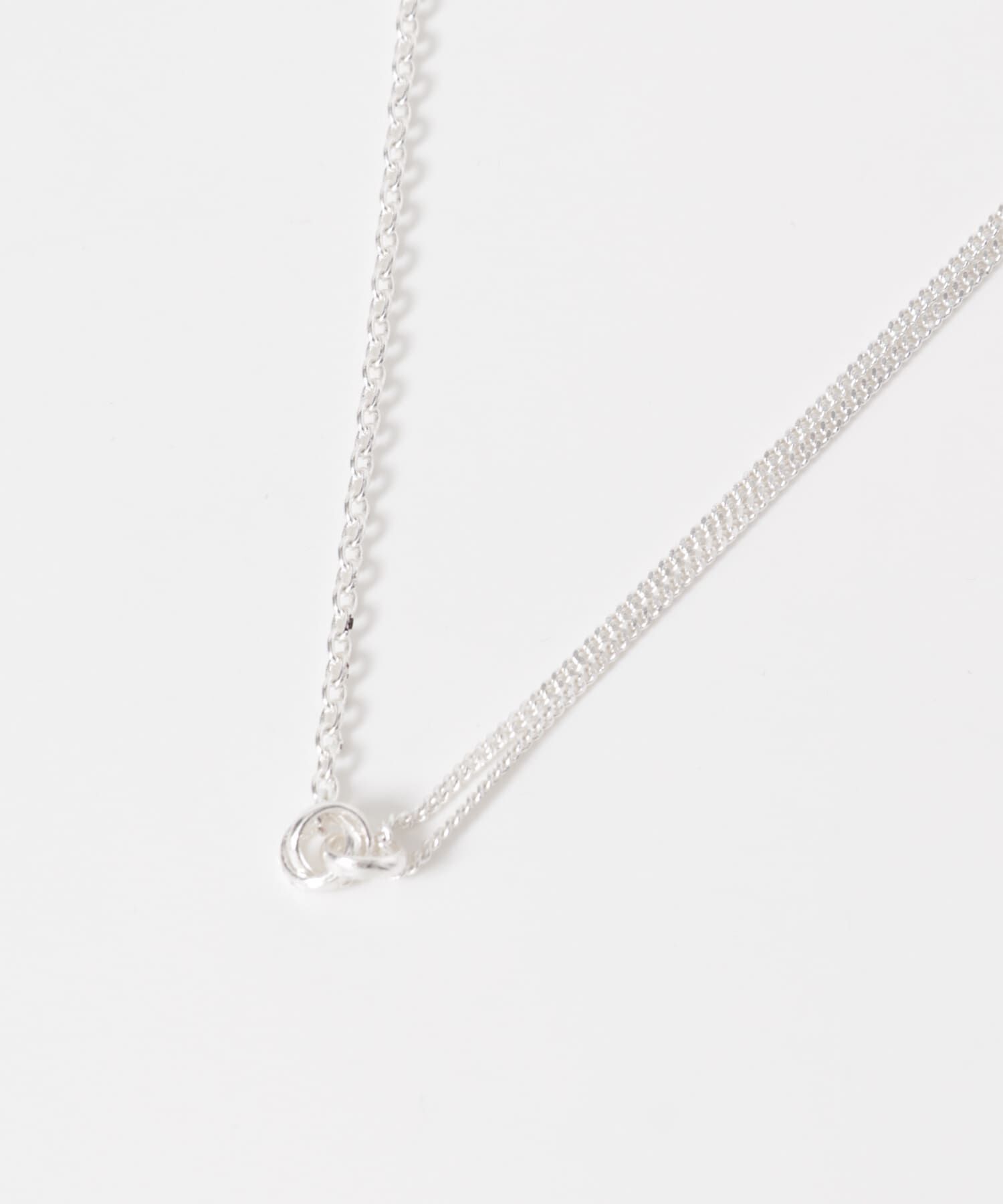 SMELLY「トリプルリングチェーンコンビネックレス」|ネックレス|