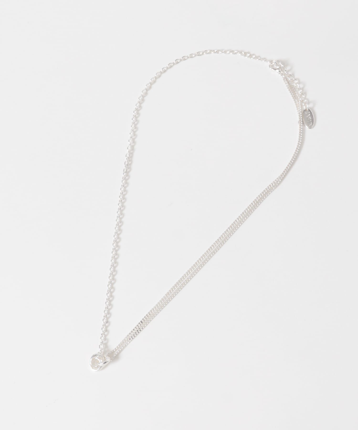 SMELLY「トリプルリングチェーンコンビネックレス」|ネックレス|