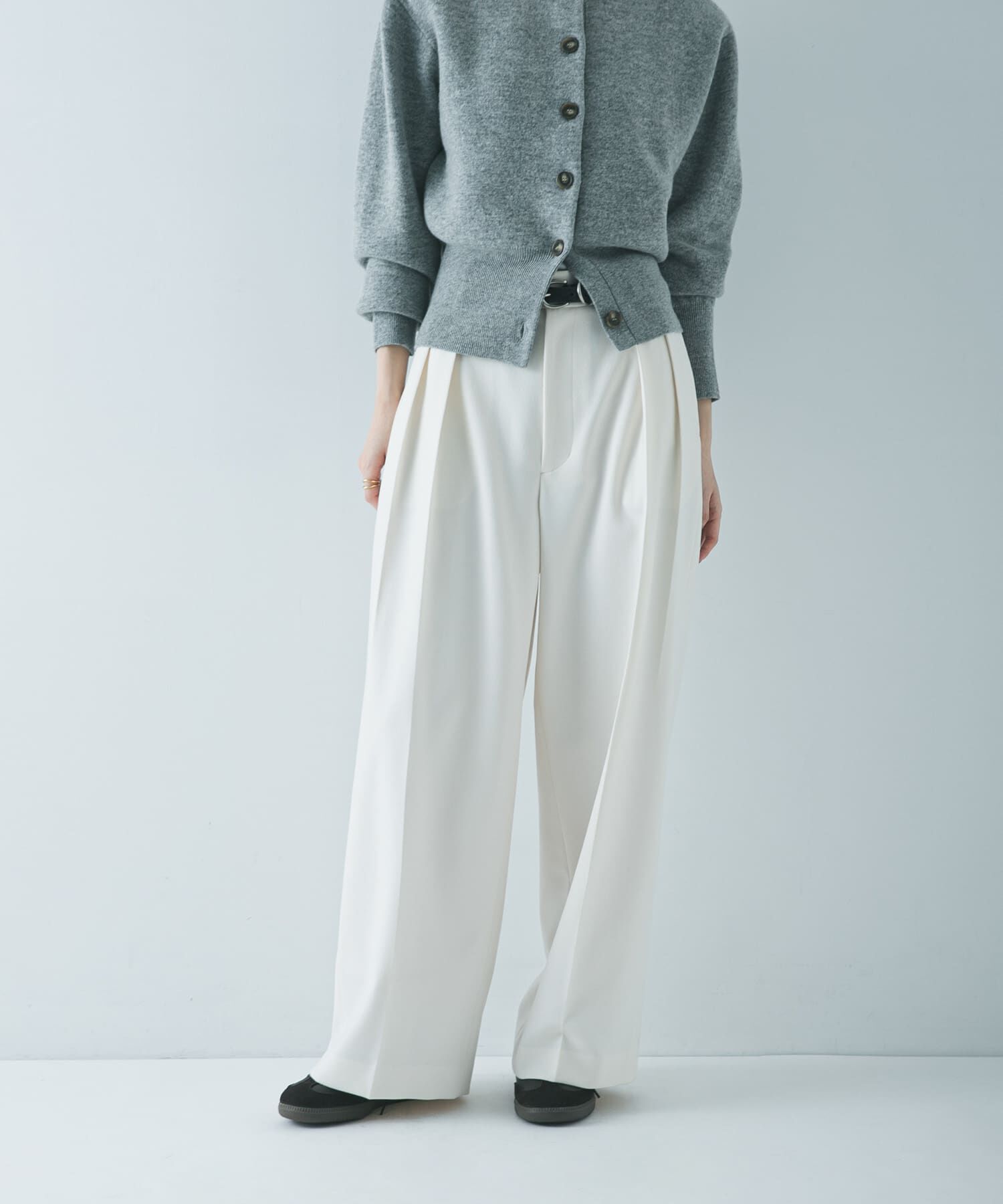 URBAN RESEARCH「『3サイズ展開』 ウールライクツータックワイドパンツ」|その他|